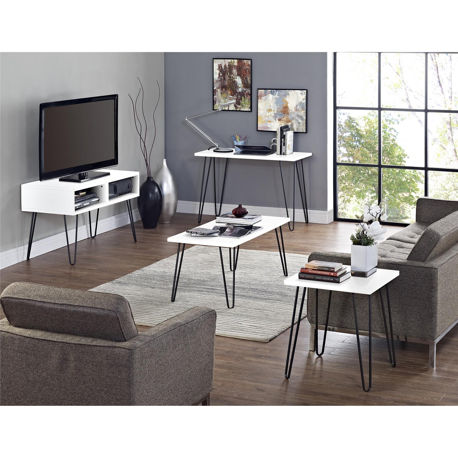 Owen Side Table, White - MASTERSTORE - 8595677158816 - Side Tables - 5012015COM - 8595677158816