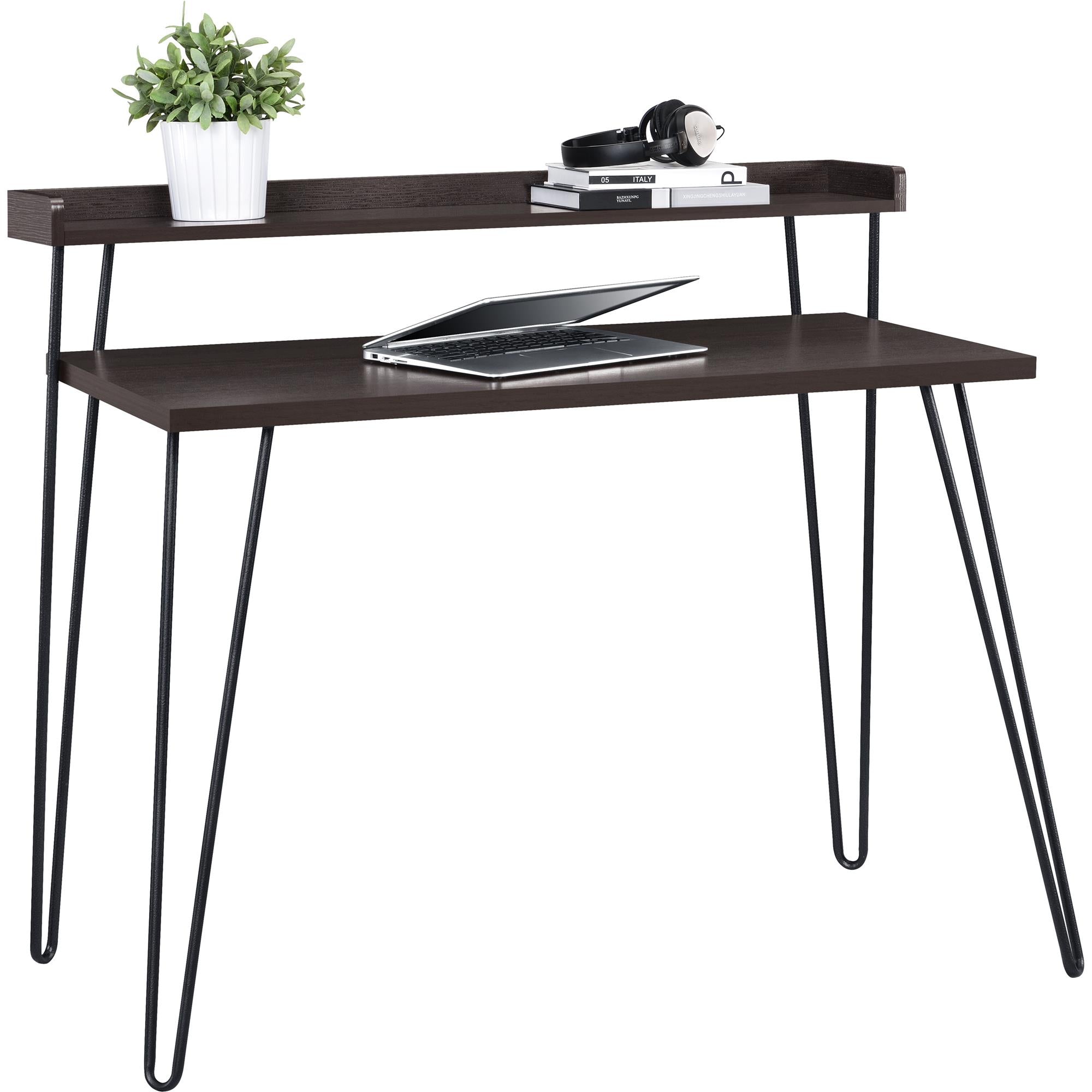 Haven Writing Desk, Espresso Brown - MASTERSTORE - 8595677158977 - Skriveborde - 9881196COM - 8595677158977