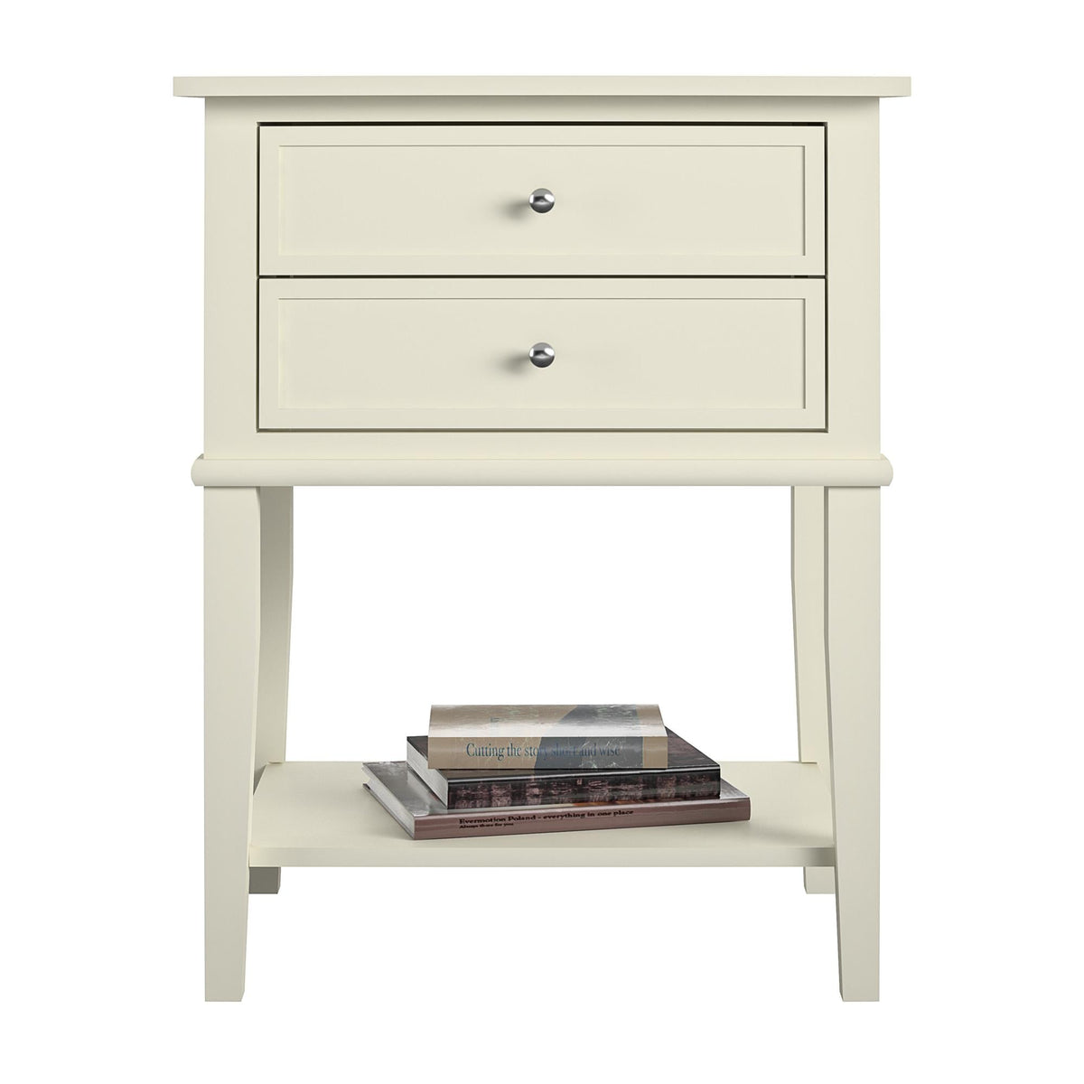 Franklin Side Table, White - MASTERSTORE - 8595677159387 - Sideborde - 5062096PCOM - 8595677159387