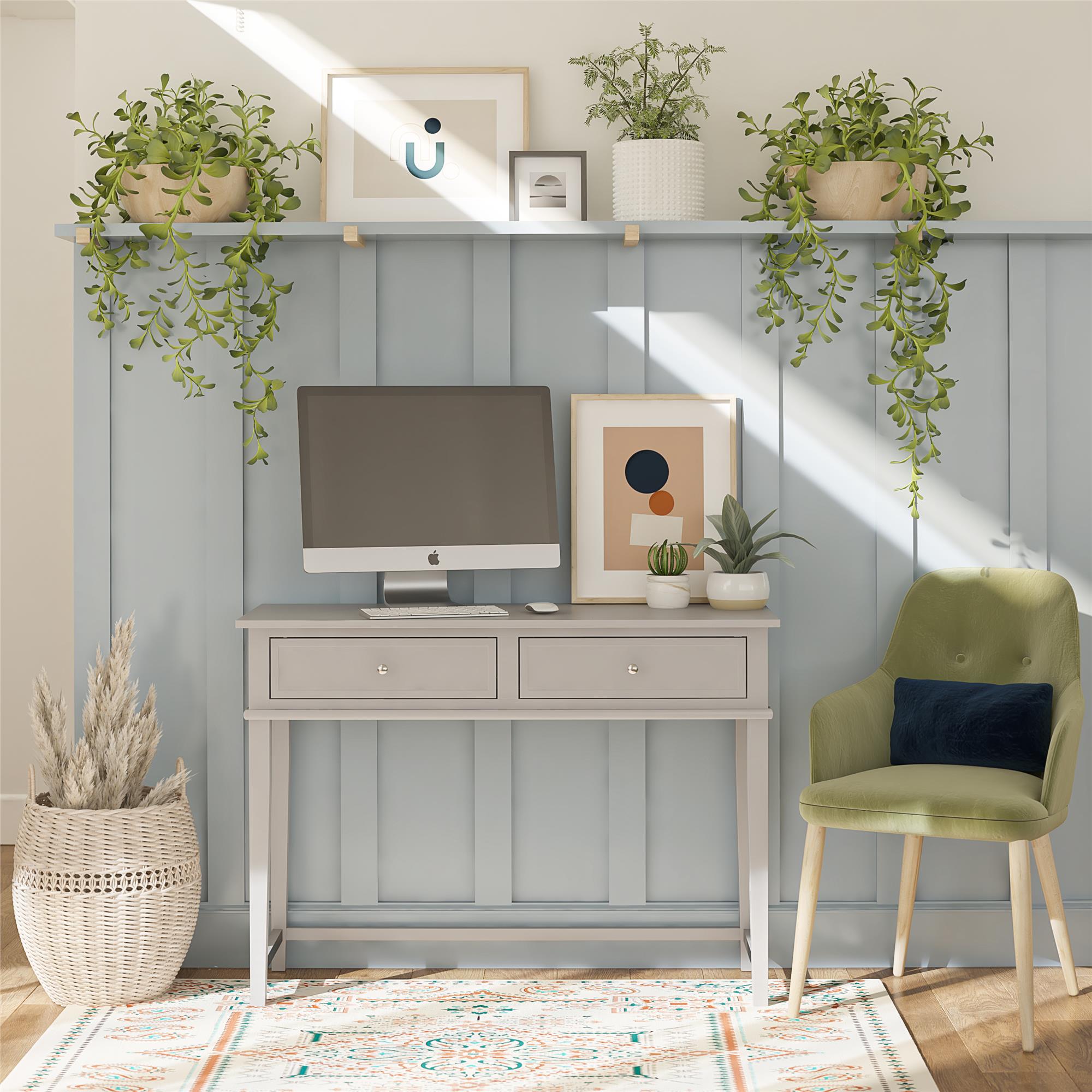Franklin Writing Desk, Grey - MASTERSTORE - 8595677159844 - Skriveborde - 7919815COM - 8595677159844