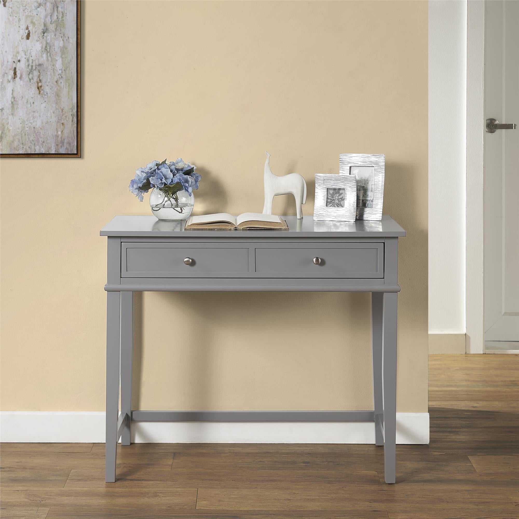 Franklin Writing Desk, Grey - MASTERSTORE - 8595677159844 - Skriveborde - 7919815COM - 8595677159844