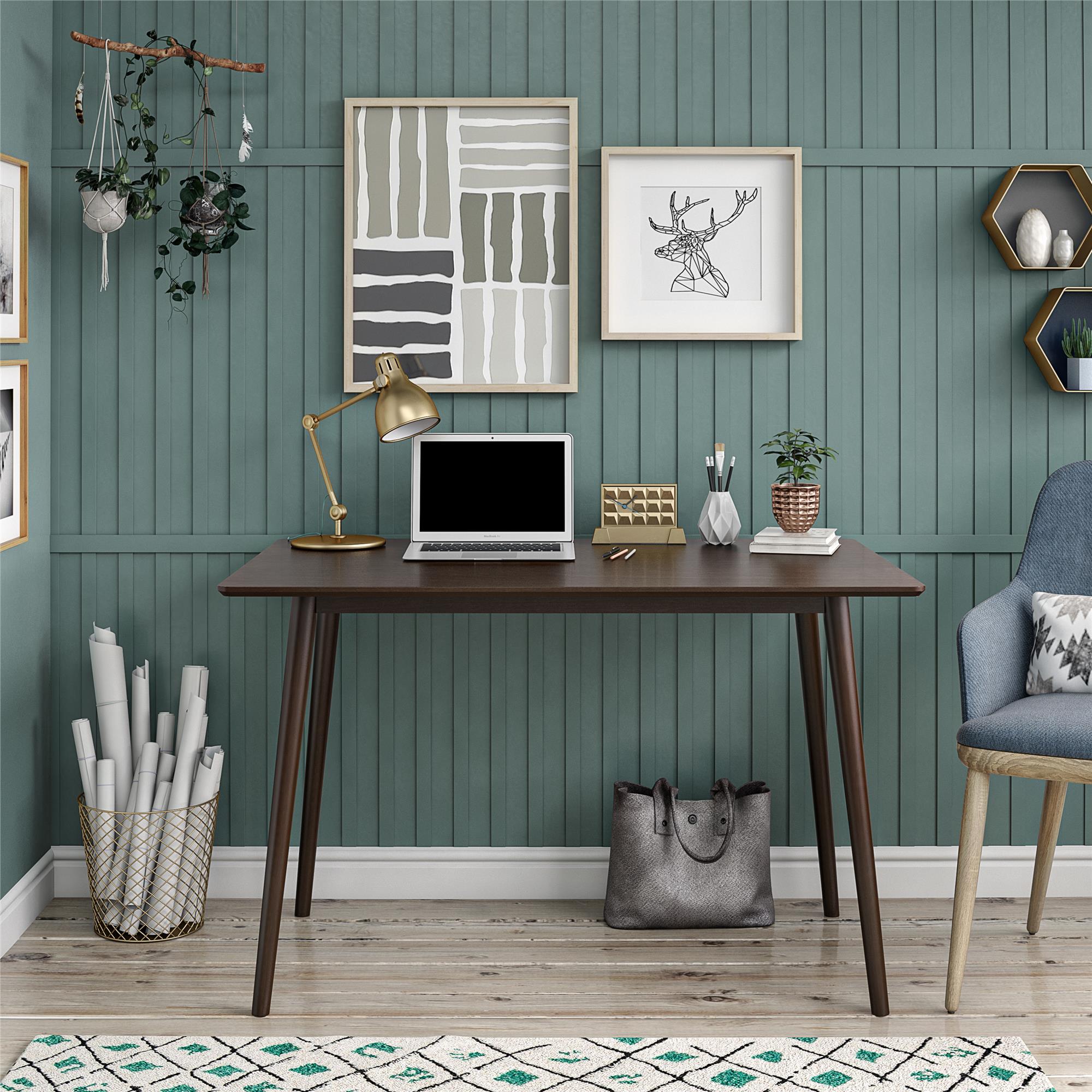 Brittany Walnut Desk – Stylish, Durable Workspace Upgrade - MASTERSTORE - 8595677159950 - Desks - 4524801COM - 8595677159950