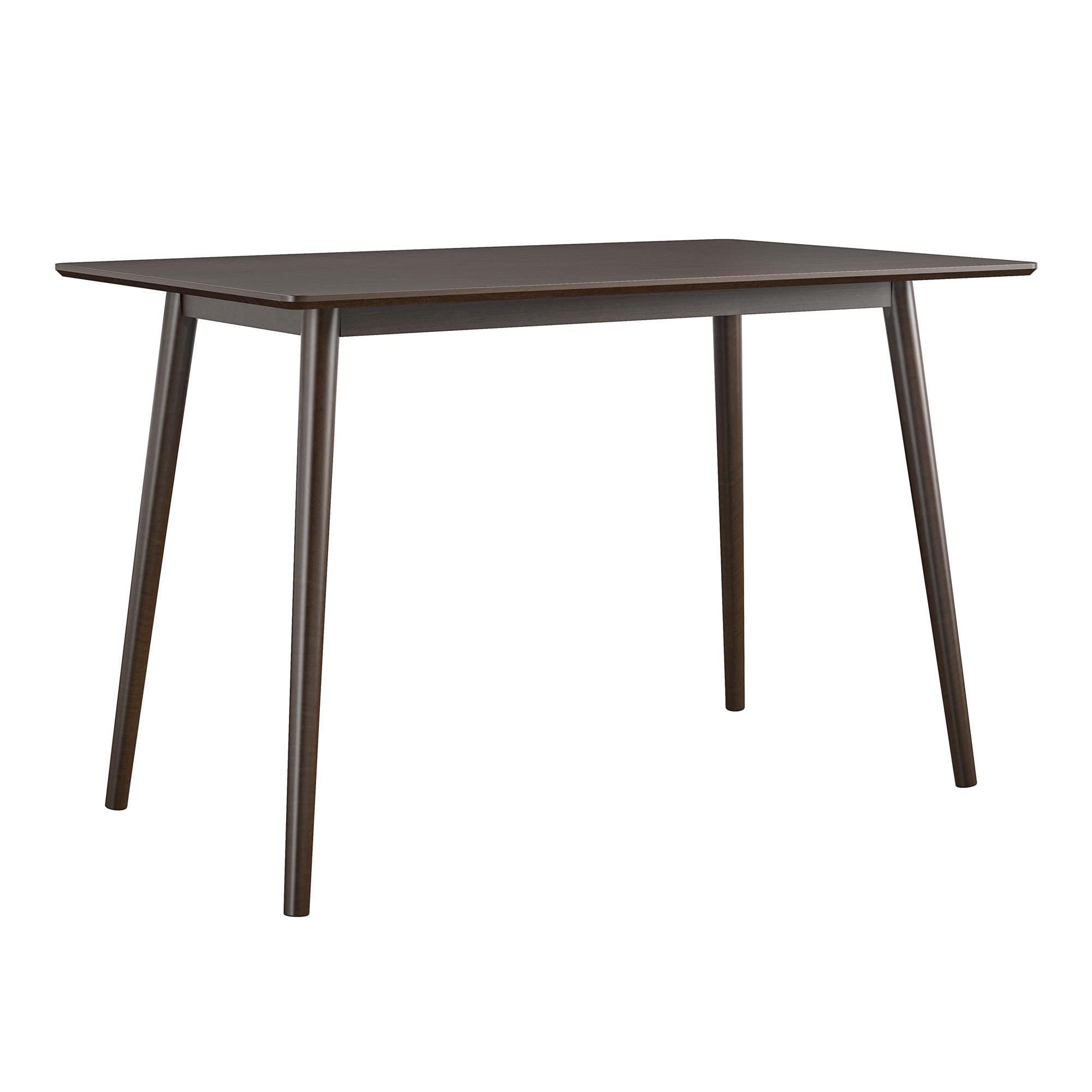 Skrivbord - 120x60x76 cm - enkel modern design - valnöt - Brittany