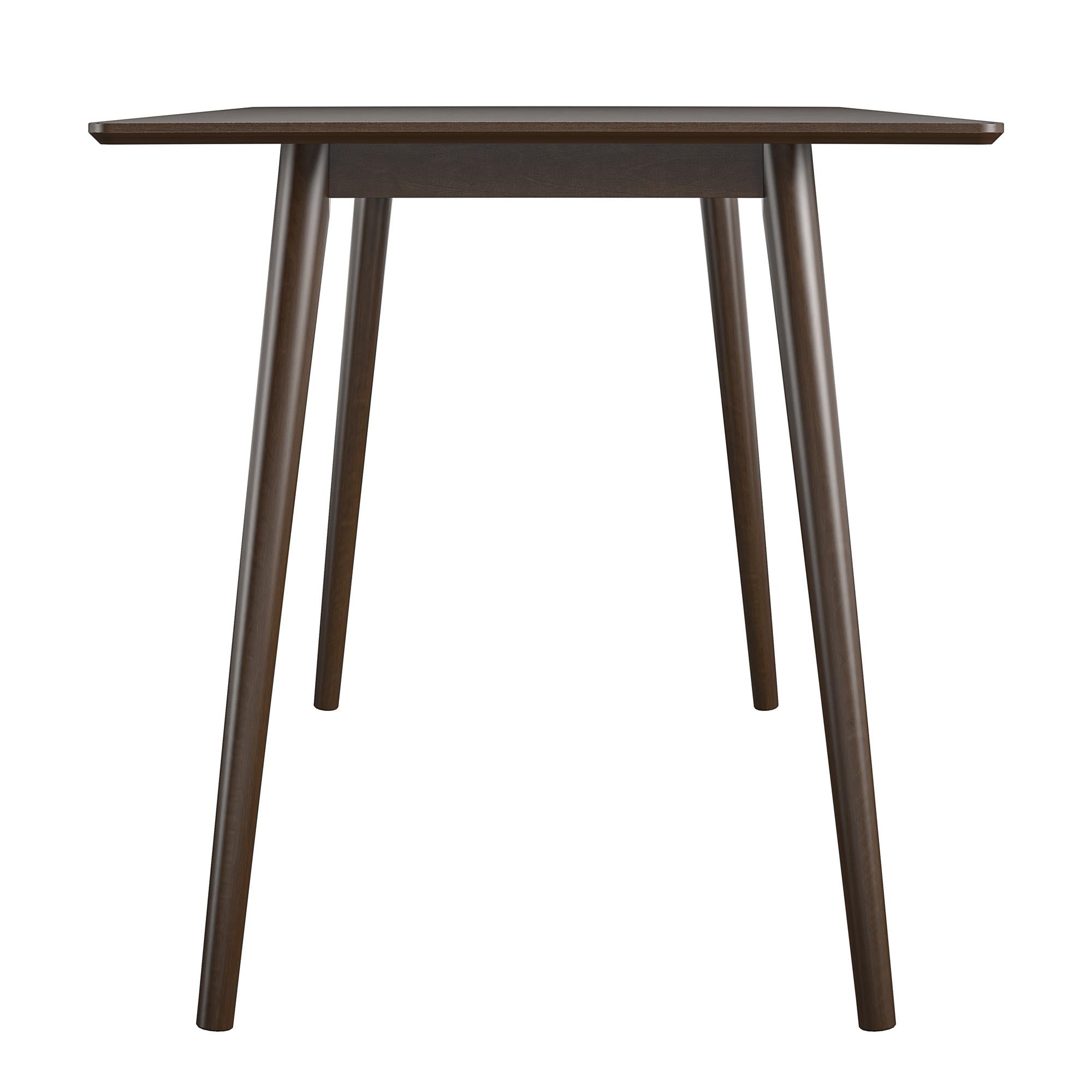 Skrivbord - 120x60x76 cm - enkel modern design - valnöt - Brittany