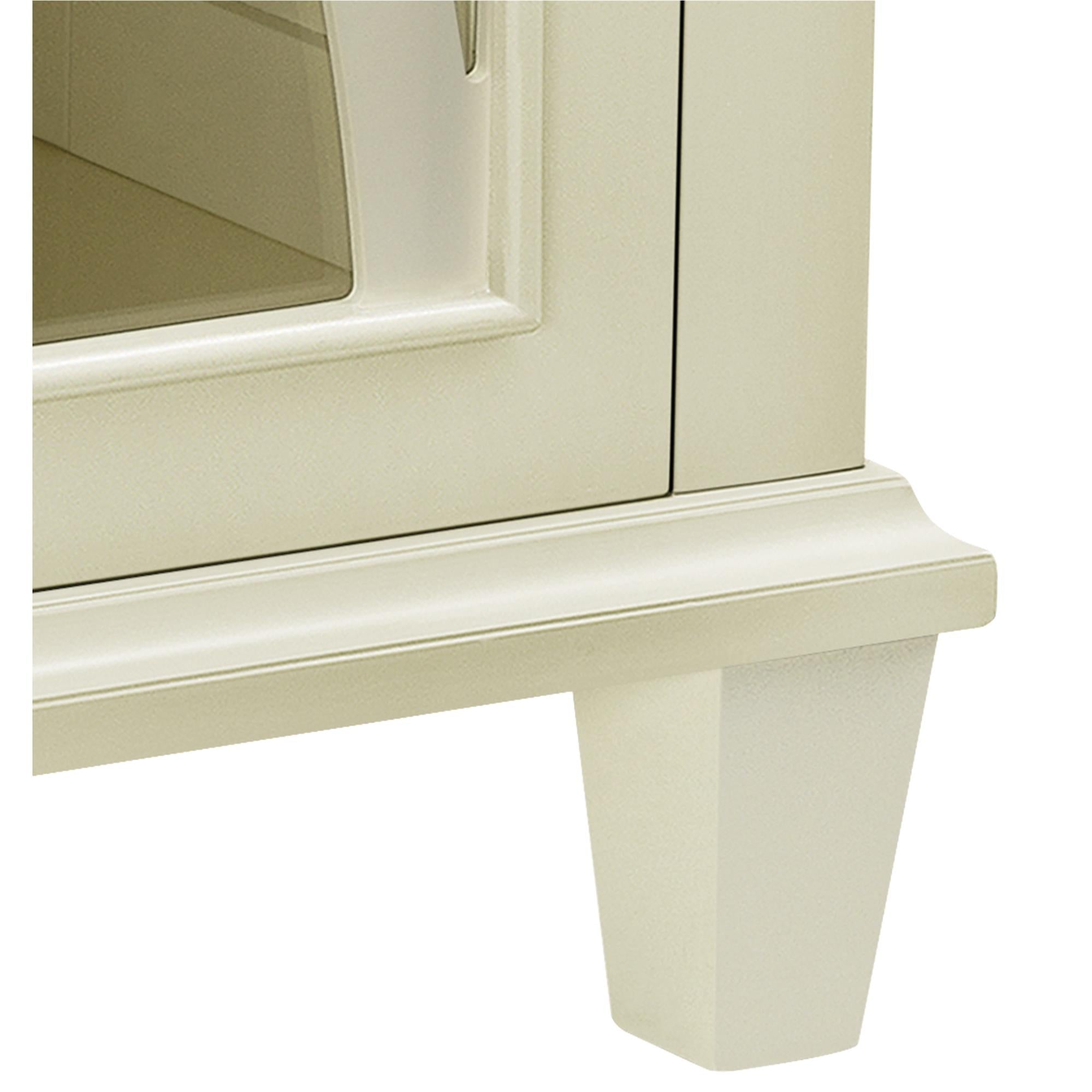 Ellington Vitrinskåp, Elfenben - Vitrinskåp - Ellington Display Cabinet, Ivory - MASTERSTORE - 8595677159981 - Vitrineskabe - 5042096COM - 8595677159981 -