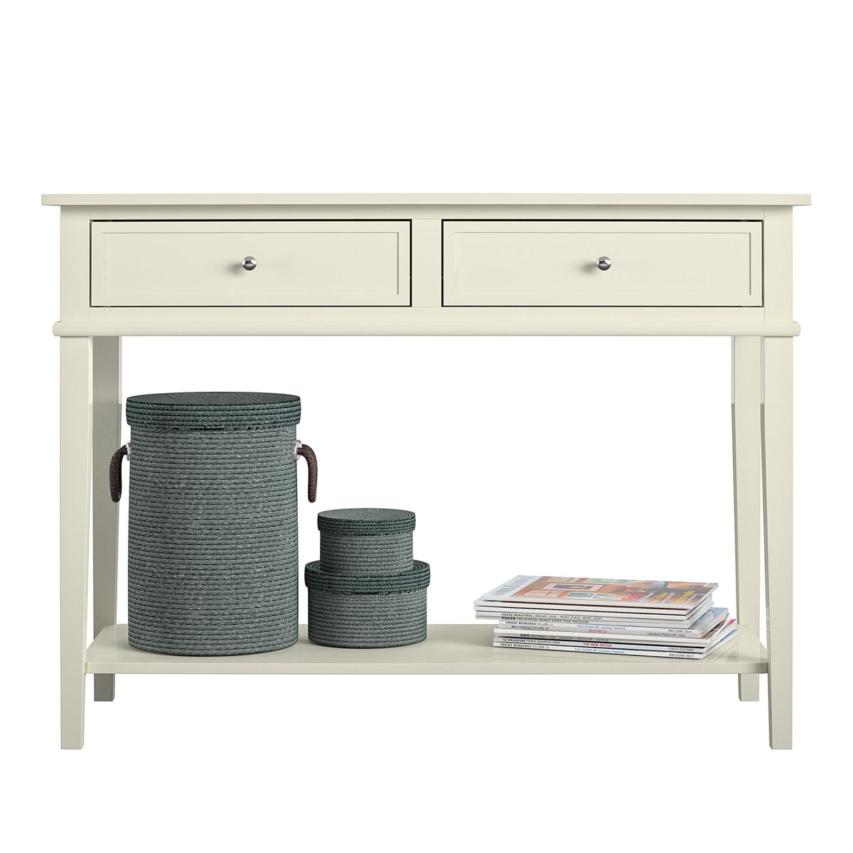 Franklin Console Table, White - MASTERSTORE - 8595677160161 - Konsolborde - 7918013COM - 8595677160161