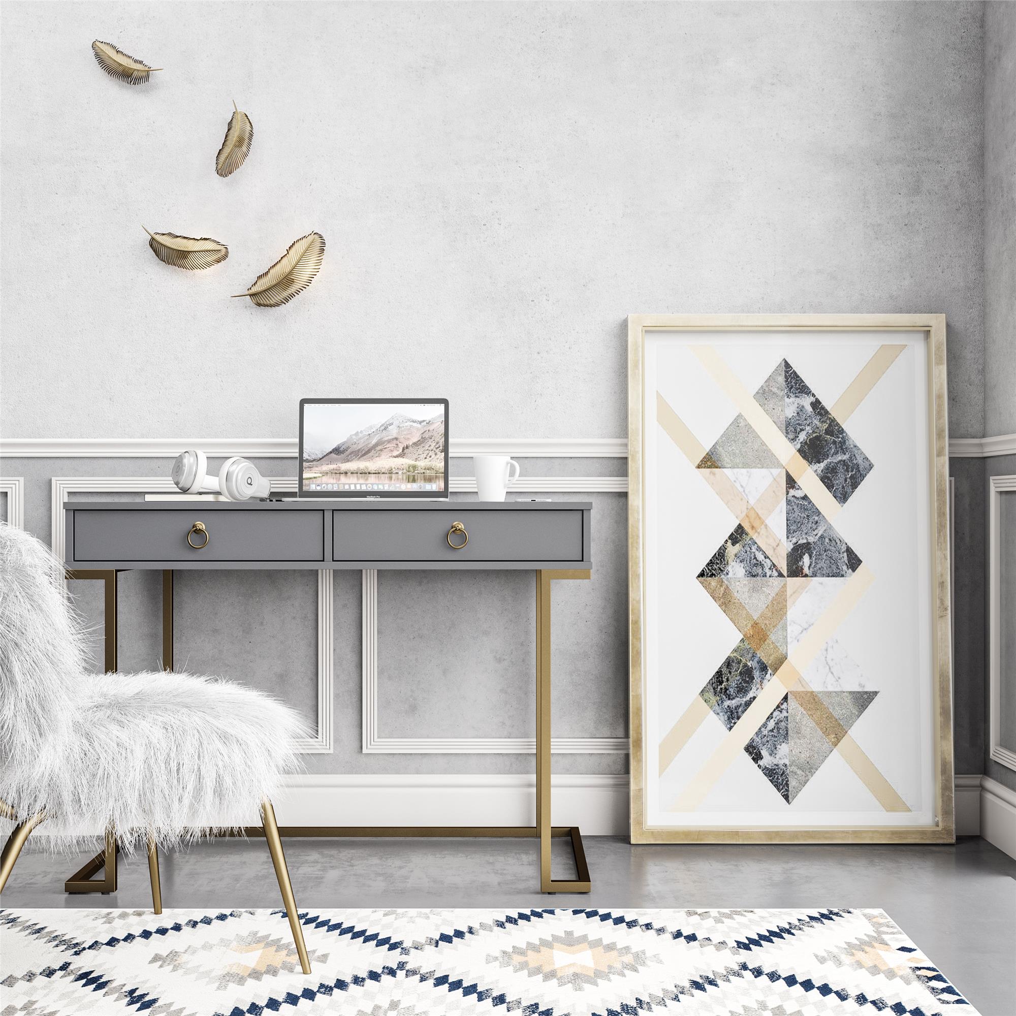 Camila skrivbord, grå