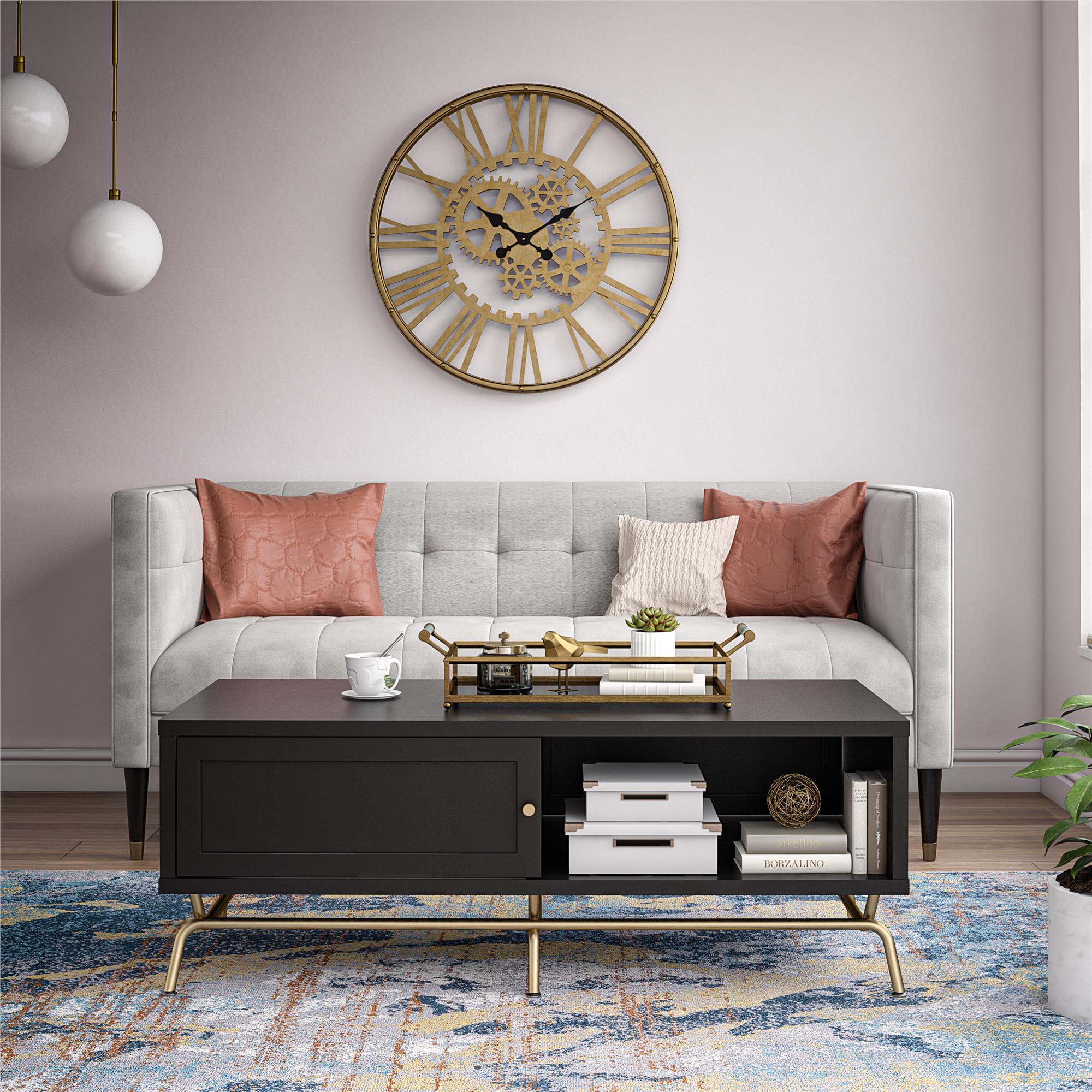 Nova Coffee Table, Black - MASTERSTORE - 8595677160932 - Coffee Tables - 1470872COM - 8595677160932