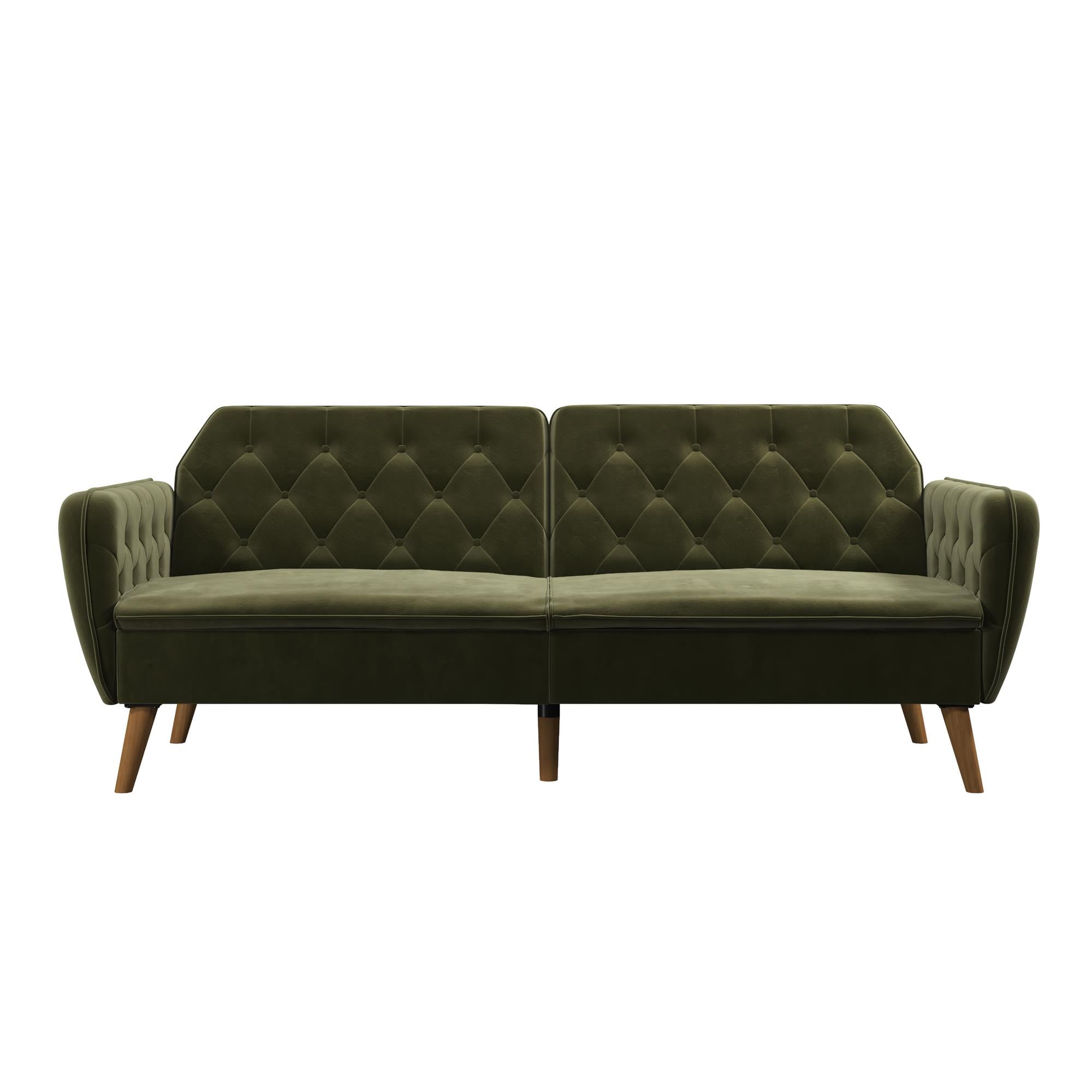Tallulah 3 - Seater Green Memory Foam Sofa Bed – Stylish & Space - Saving - MASTERSTORE - 8595677162165 - Sofa Beds - 2144979N - 8595677162165