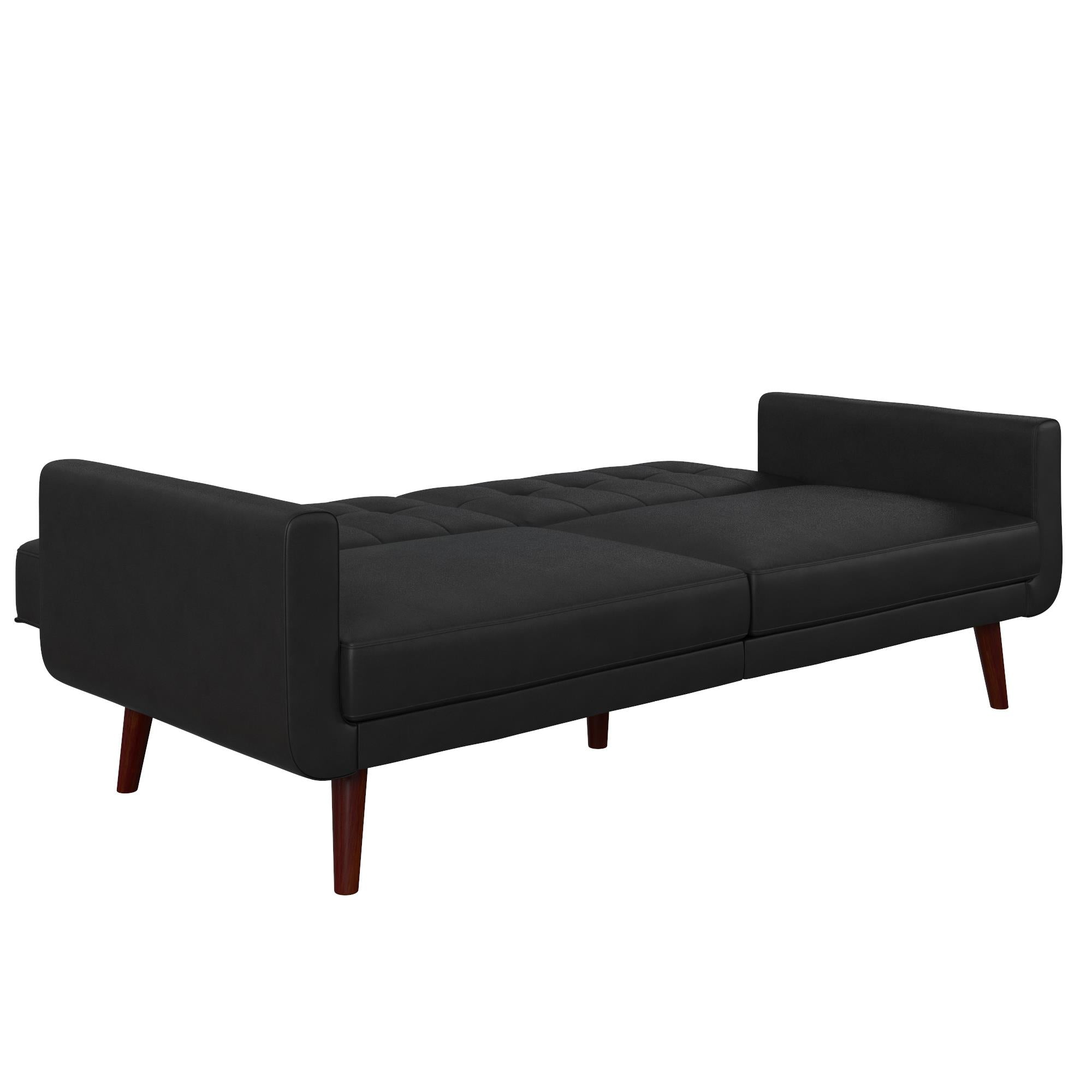 Nola 3-sits bäddsoffa, svart