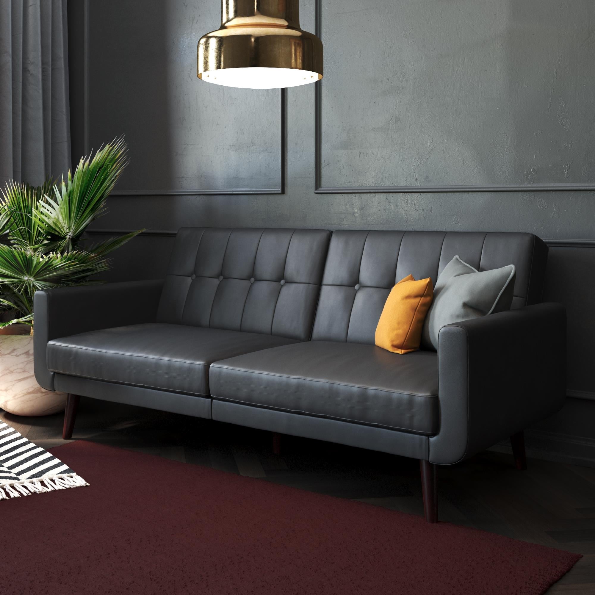 Nola 3 Seater Sofa Bed, Black - MASTERSTORE - 8595677162387 - Sofa beds - 2186009WE - 8595677162387