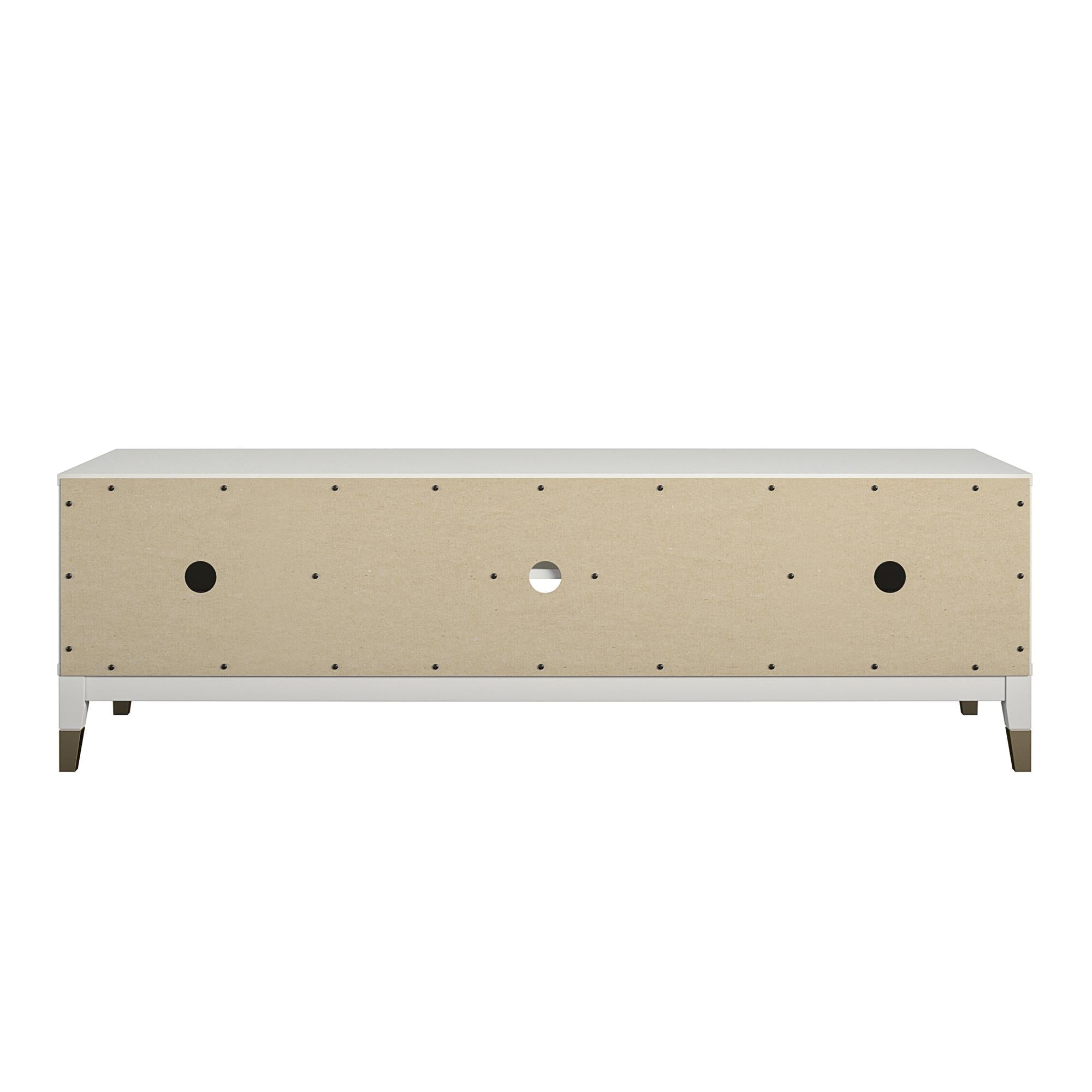 TV - bänk - 151x50x47 cm - med 2 skåp och hyllplan - vit - Westerleigh - TV - möbler - TV - bänk - 151x50x47 cm - med 2 skåp och hyllplan - vit - Westerleigh -