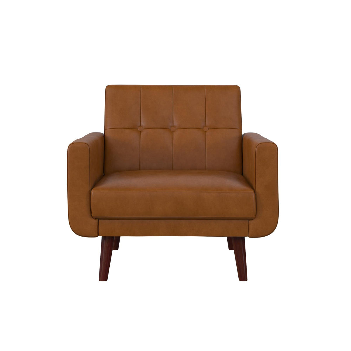 Nola Lounge Chair, Brown - MASTERSTORE - 8595677162615 - Armchairs - 2187209WE - 8595677162615