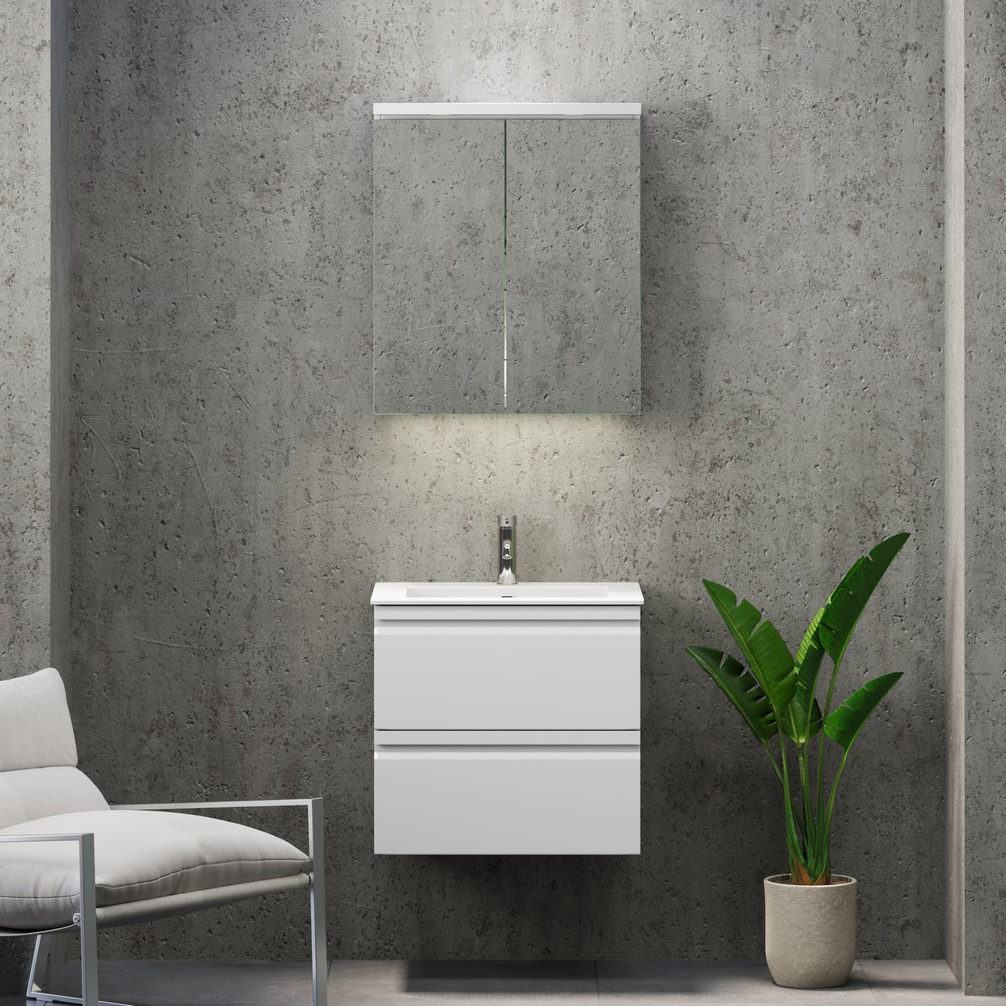 Knarrlagsund, Furniture Set - Code, White Mat - 60 cm - MASTERSTORE - 8595677171051 - Furniture Set - Code - 74 - 060 - 52 - 01 - 40 - 8595677171051