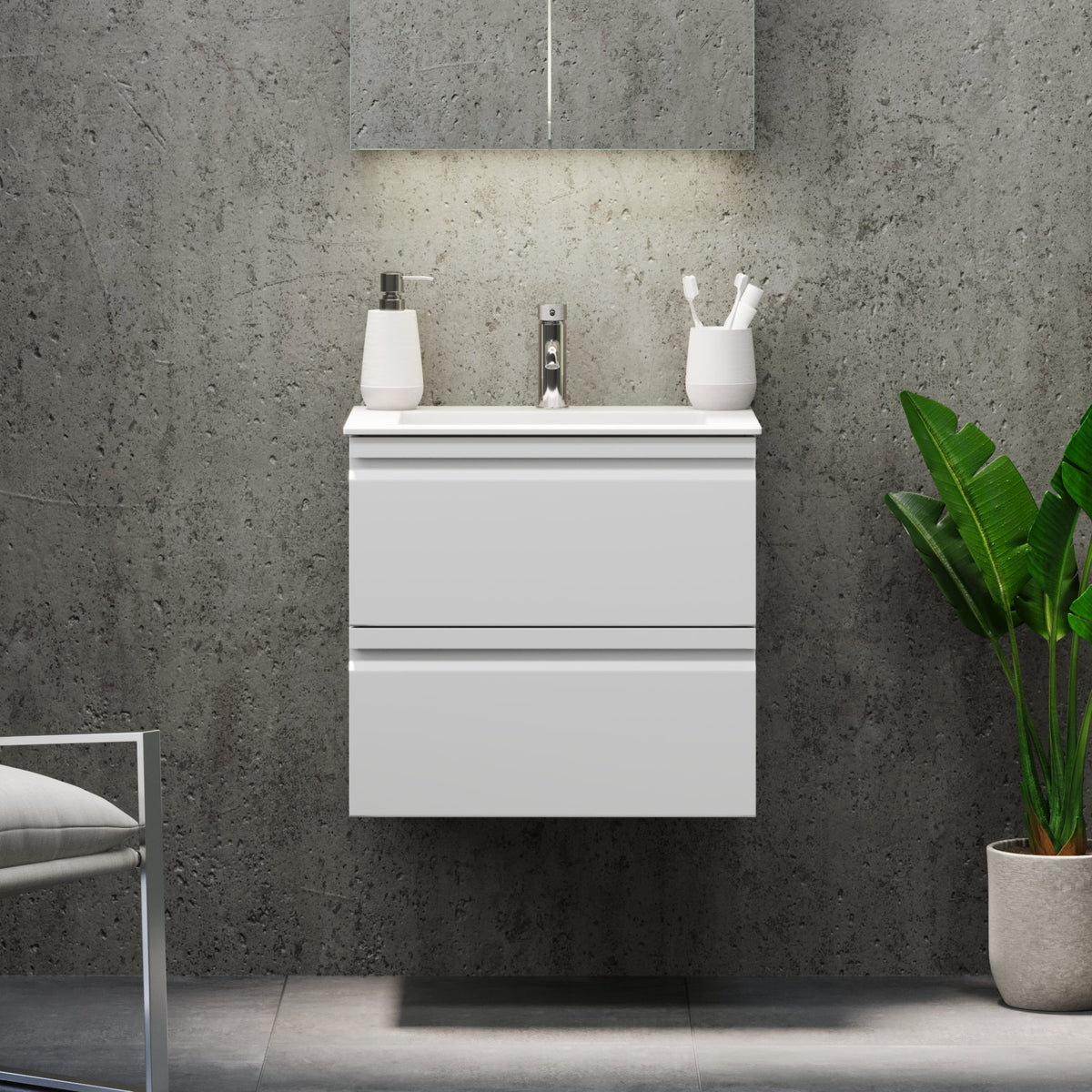 Knarrlagsund, Furniture Set - Code, White Mat - 60 cm - MASTERSTORE - 8595677171051 - Furniture Set - Code - 74 - 060 - 52 - 01 - 40 - 8595677171051