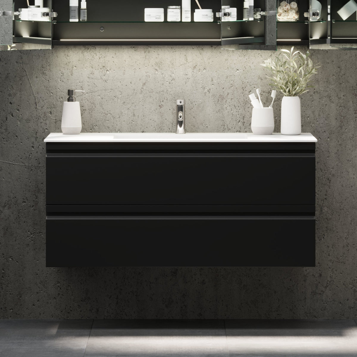 Knarrlagsund, Furniture Set - Code, Black Mat - 60 cm - MASTERSTORE - 8595677171068 - Furniture Set - Code - 74 - 060 - 52 - 02 - 40 - 8595677171068