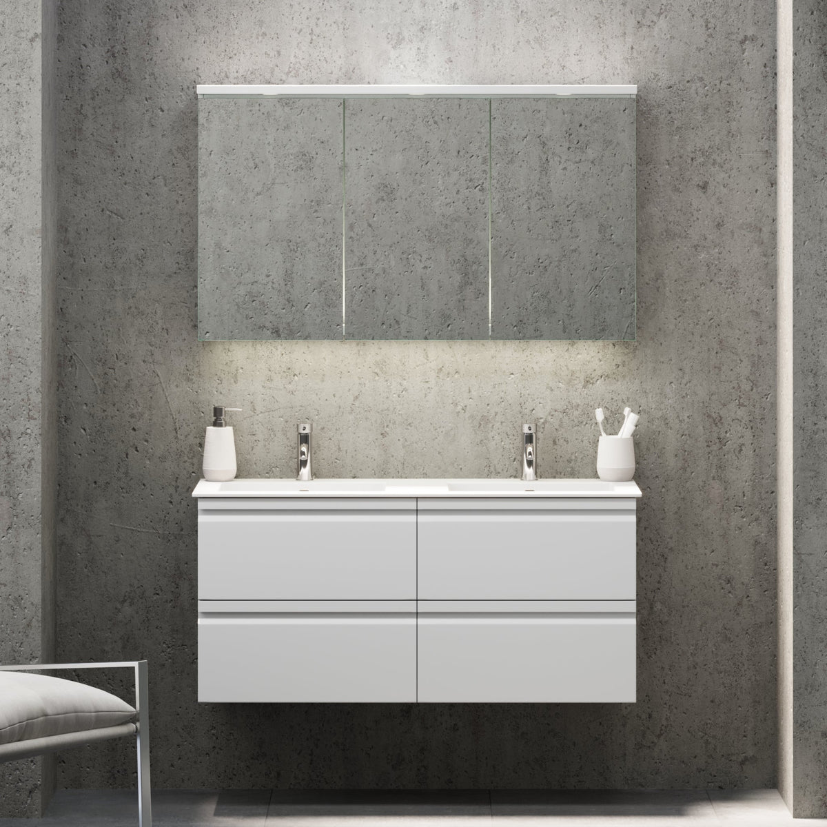 Knarrlagsund, Furniture Set - Code, White Mat - 100 cm - MASTERSTORE - 8595677171136 - Furniture Set - Code - 74 - 100 - 52 - 01 - 40 - 8595677171136