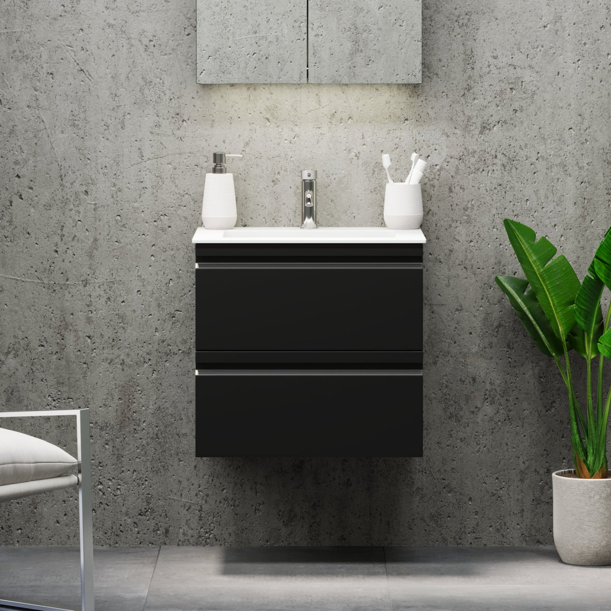 Knarrlagsund, Furniture Set - Code, Black Mat - 100 cm - MASTERSTORE - 8595677171143 - Furniture Set - Code - 74 - 100 - 52 - 02 - 40 - 8595677171143