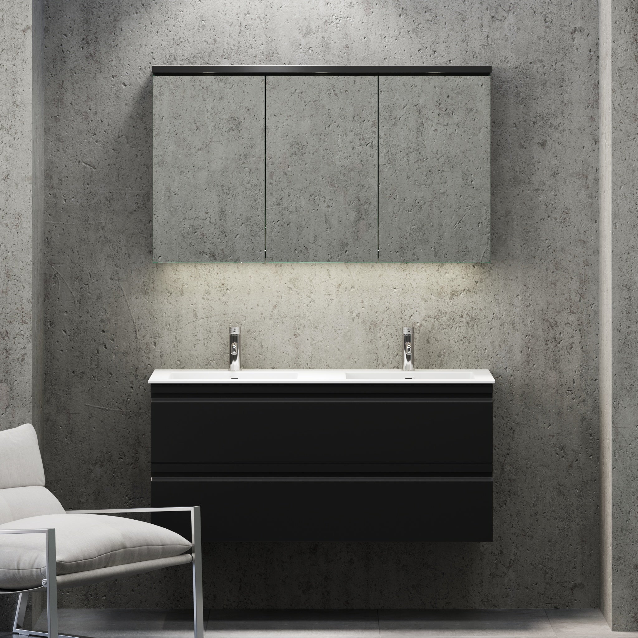 Knarrlagsund, Furniture Set - Code, Black Mat - 100 cm - MASTERSTORE - 8595677171143 - Furniture Set - Code - 74 - 100 - 52 - 02 - 40 - 8595677171143