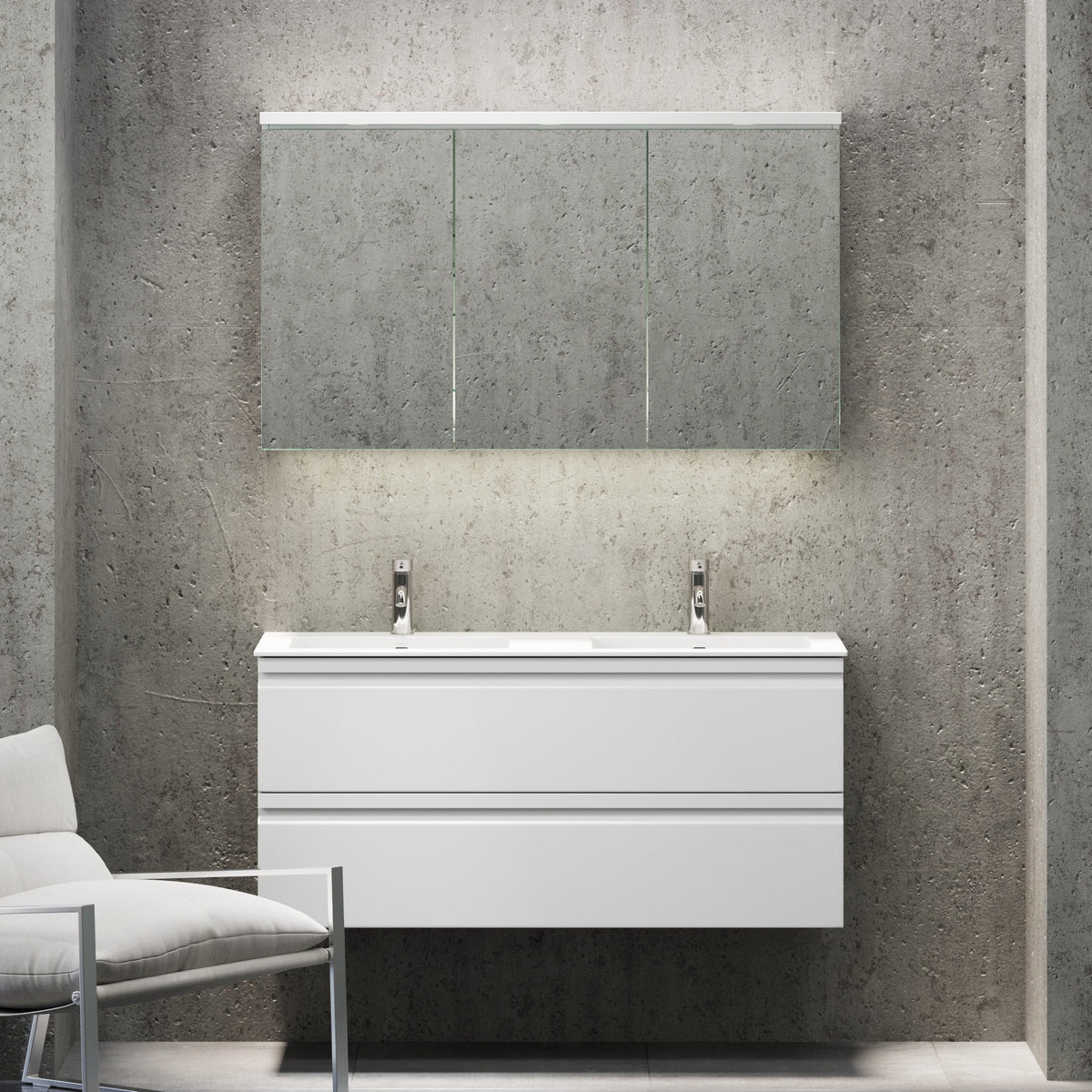 Knarrlagsund, Furniture Set - Code, White Mat - 120 cm - MASTERSTORE - 8595677171174 - Furniture Set - Code - 74 - 120 - 52 - 01 - 40 - 8595677171174