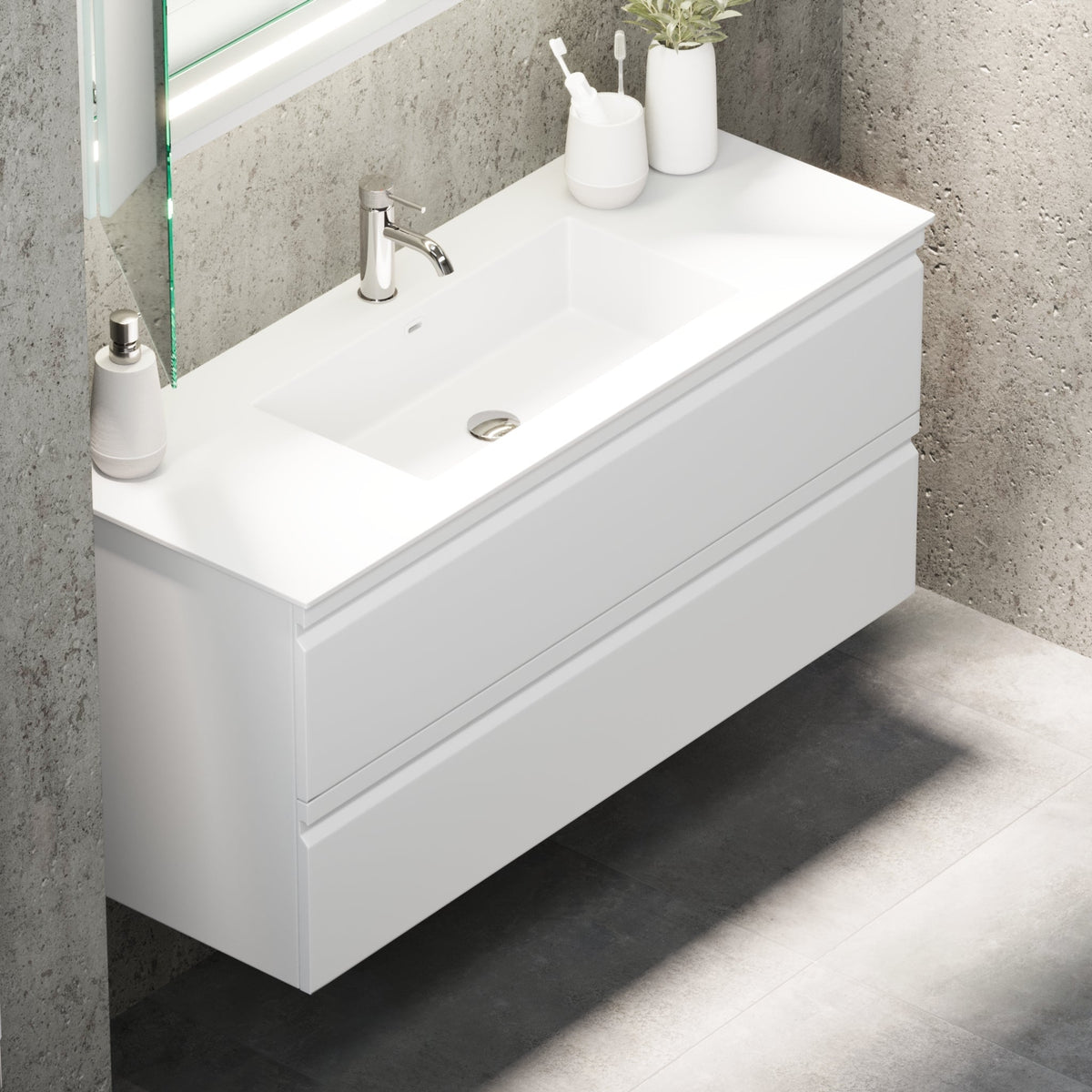 Knarrlagsund, Furniture Set - Code, White Mat - 120 cm - MASTERSTORE - 8595677171174 - Furniture Set - Code - 74 - 120 - 52 - 01 - 40 - 8595677171174