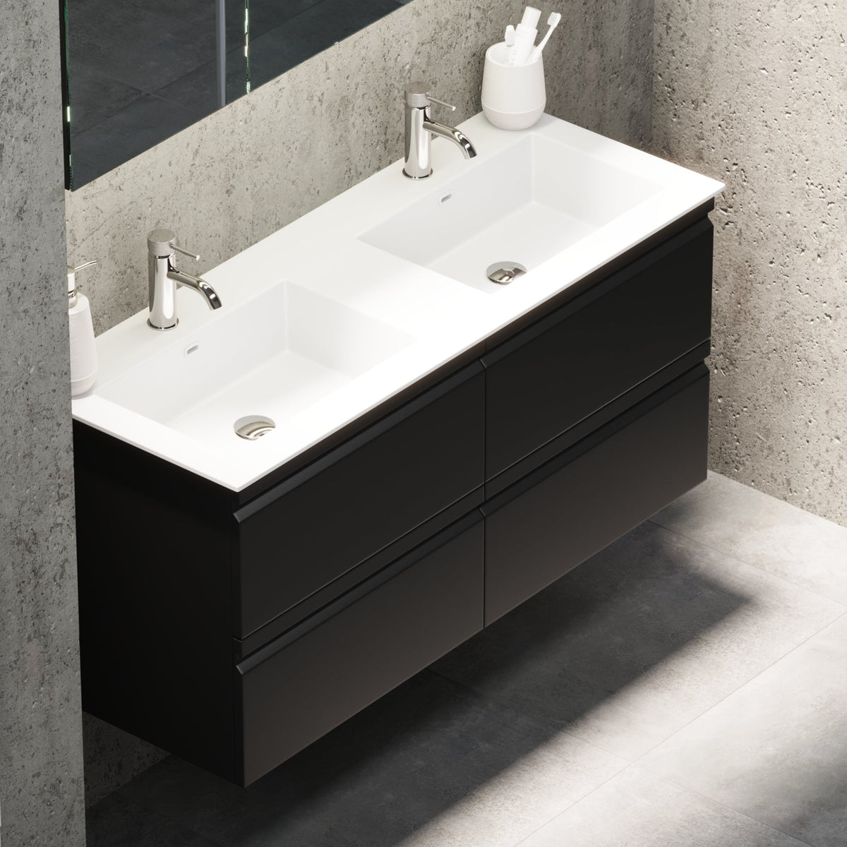 Knarrlagsund, Furniture Set - Code, Black Mat - 120 cm - MASTERSTORE - 8595677171181 - Furniture Set - Code - 74 - 120 - 52 - 02 - 40 - 8595677171181