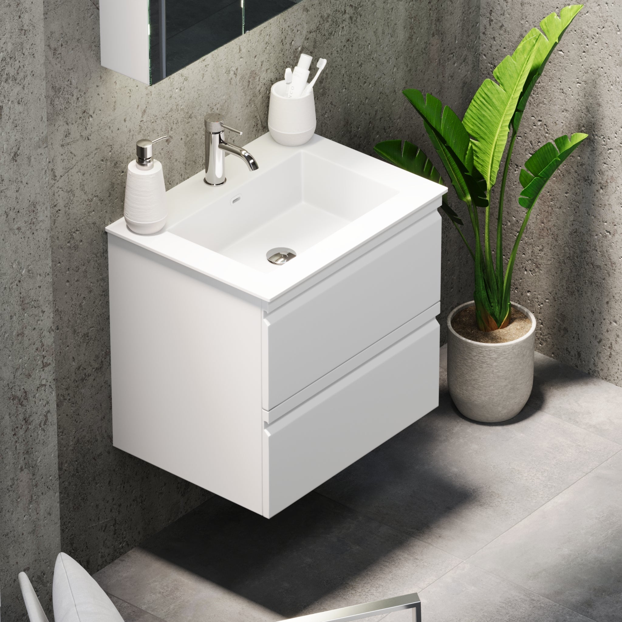 Knarrlagsund, Furniture Set - Code, White Mat - 120 cm - MASTERSTORE - 8595677171259 - Furniture Set - Code - 74 - 120 - 52 - 01 - 42 - 8595677171259