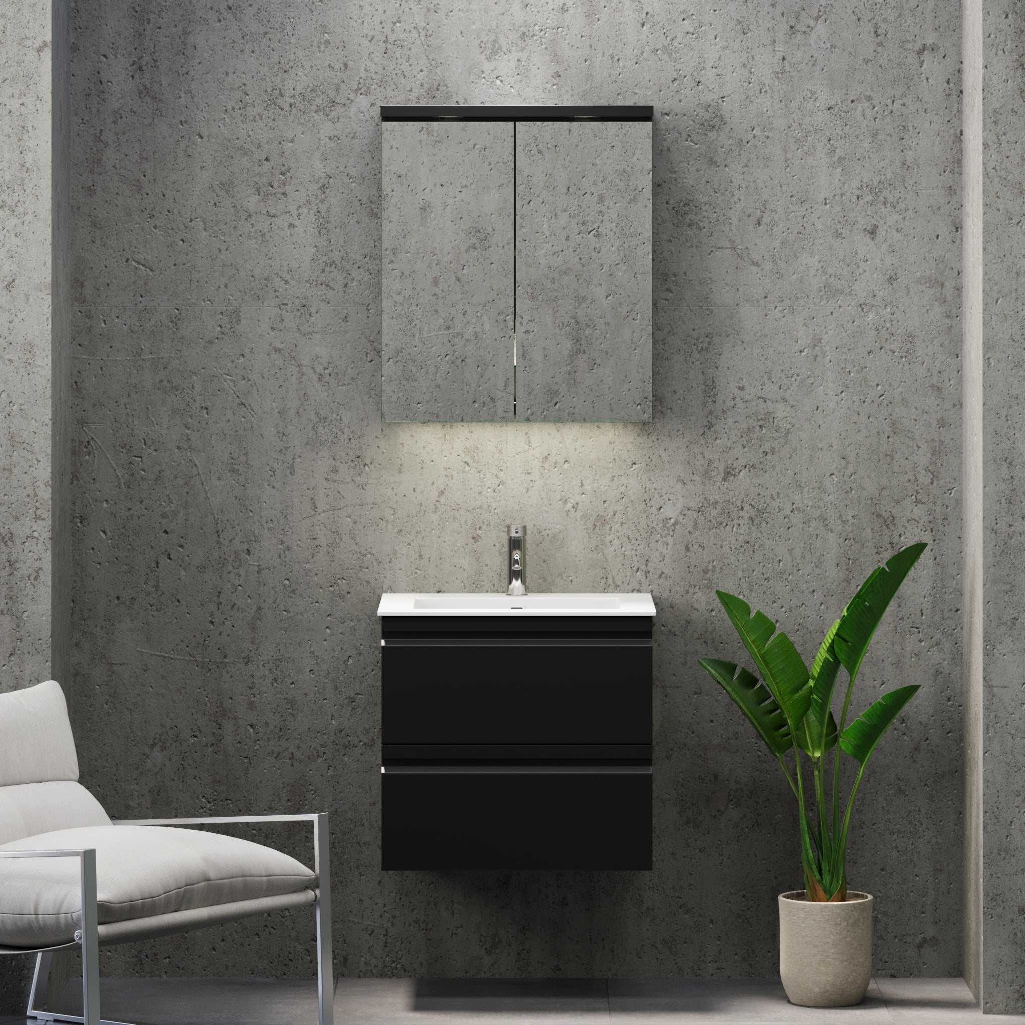 Knarrlagsund, Furniture Set - Code, Black Mat - 120 cm - MASTERSTORE - 8595677171266 - Furniture Set - Code - 74 - 120 - 52 - 02 - 42 - 8595677171266