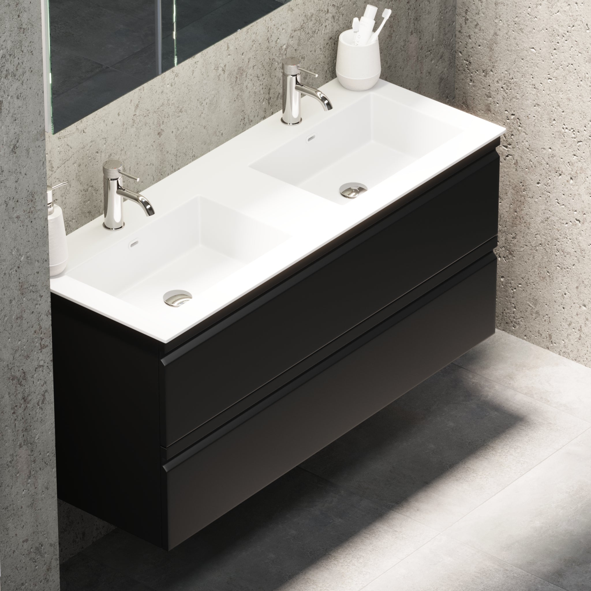 Knarrlagsund, Furniture Set - Code, Black Mat - 120 cm - MASTERSTORE - 8595677171266 - Furniture Set - Code - 74 - 120 - 52 - 02 - 42 - 8595677171266