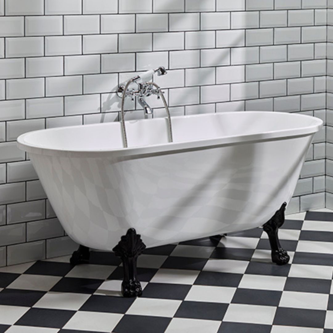 Rønne, Bathtub Set - Code, Brass Shiny - 160 cm - MASTERSTORE - 8595677175639 - Bathtub - 47-160-64-64-40 - 8595677175639