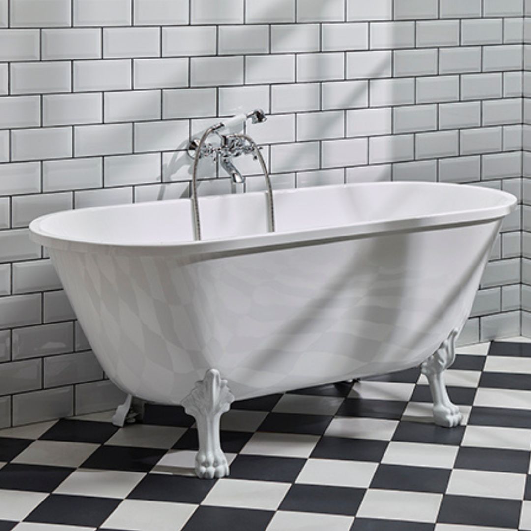 Rønne, Bathtub Set - Code, Brass Antique - 160 cm - MASTERSTORE - 8595677175653 - Bathtub - 47-160-64-65-40 - 8595677175653