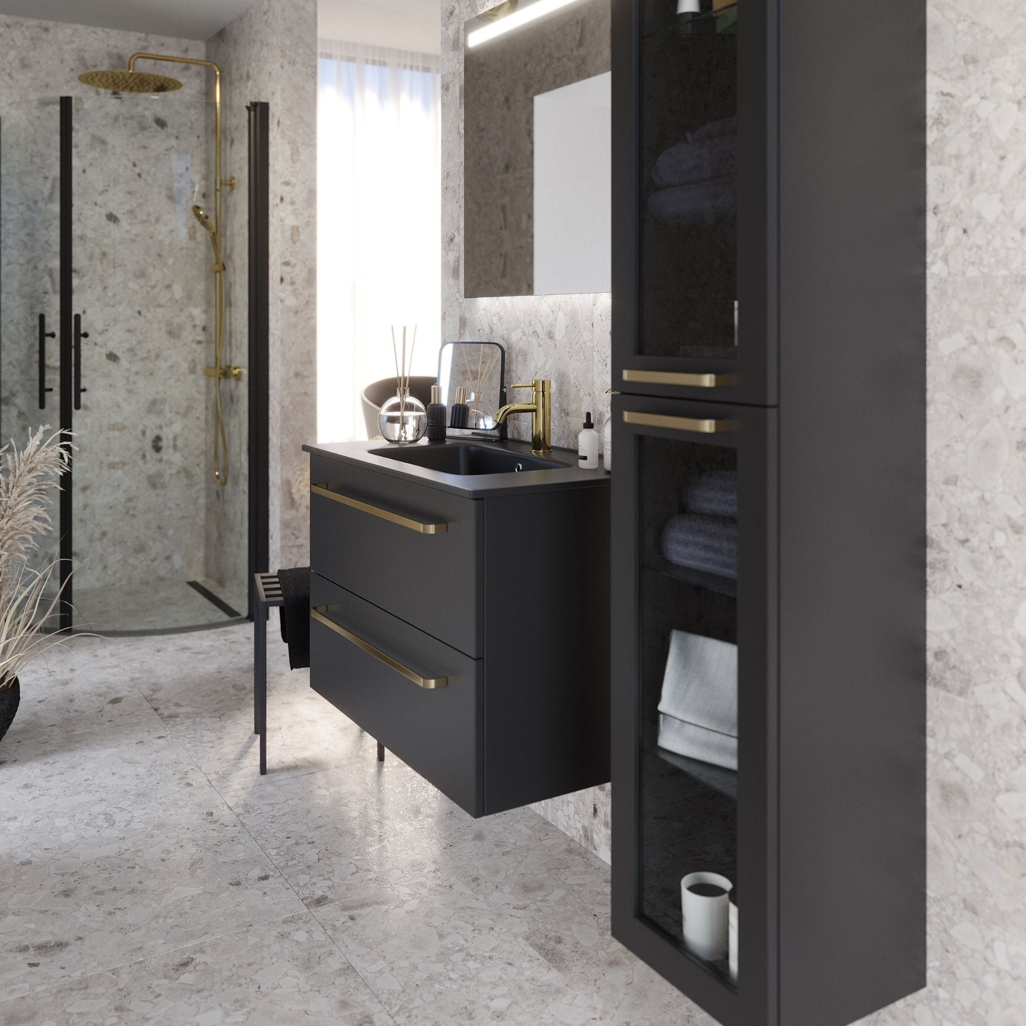 Velfjord, Furniture Set - Code, Black Mat - 35 cm - MASTERSTORE - 8595677177824 - Furniture Set - Code - 70 - 035 - 03 - 02 - 40 - 8595677177824