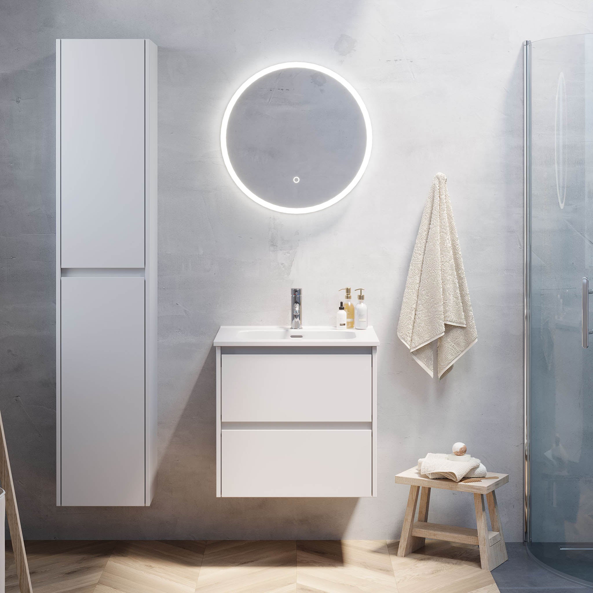 Molde, Furniture Set - One Box, White Mat - 59 cm - MASTERSTORE - 8595677178876 - Furniture Set - One Box - 77 - 060 - 11 - 01 - 00 - 8595677178876