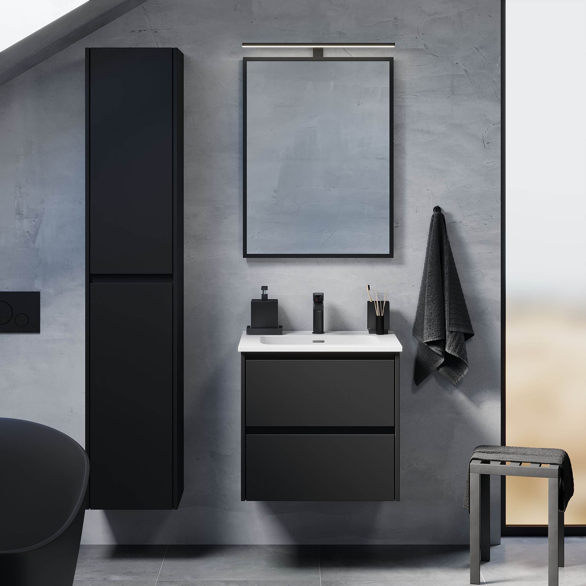 Molde, Furniture Set - One Box, Black Mat - 59 cm - MASTERSTORE - 8595677178883 - Furniture Set - One Box - 77 - 060 - 11 - 02 - 00 - 8595677178883