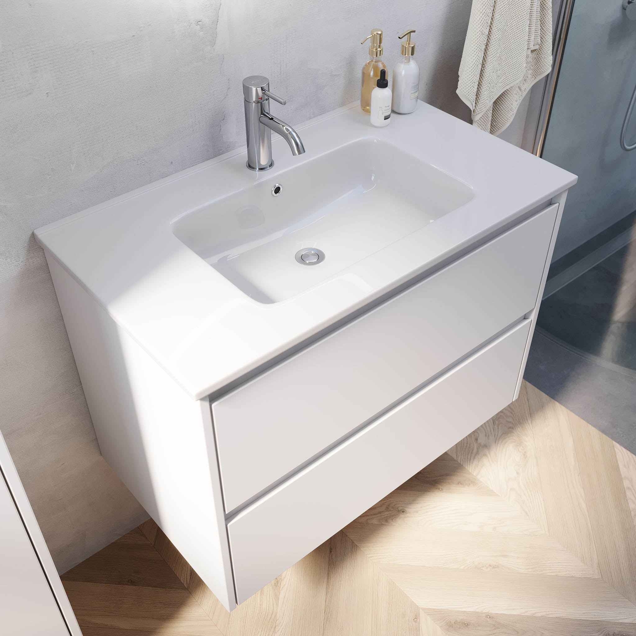 Molde, Furniture Set - One Box, White Mat - 79 cm - MASTERSTORE - 8595677178913 - Furniture Set - One Box - 77 - 080 - 11 - 01 - 00 - 8595677178913