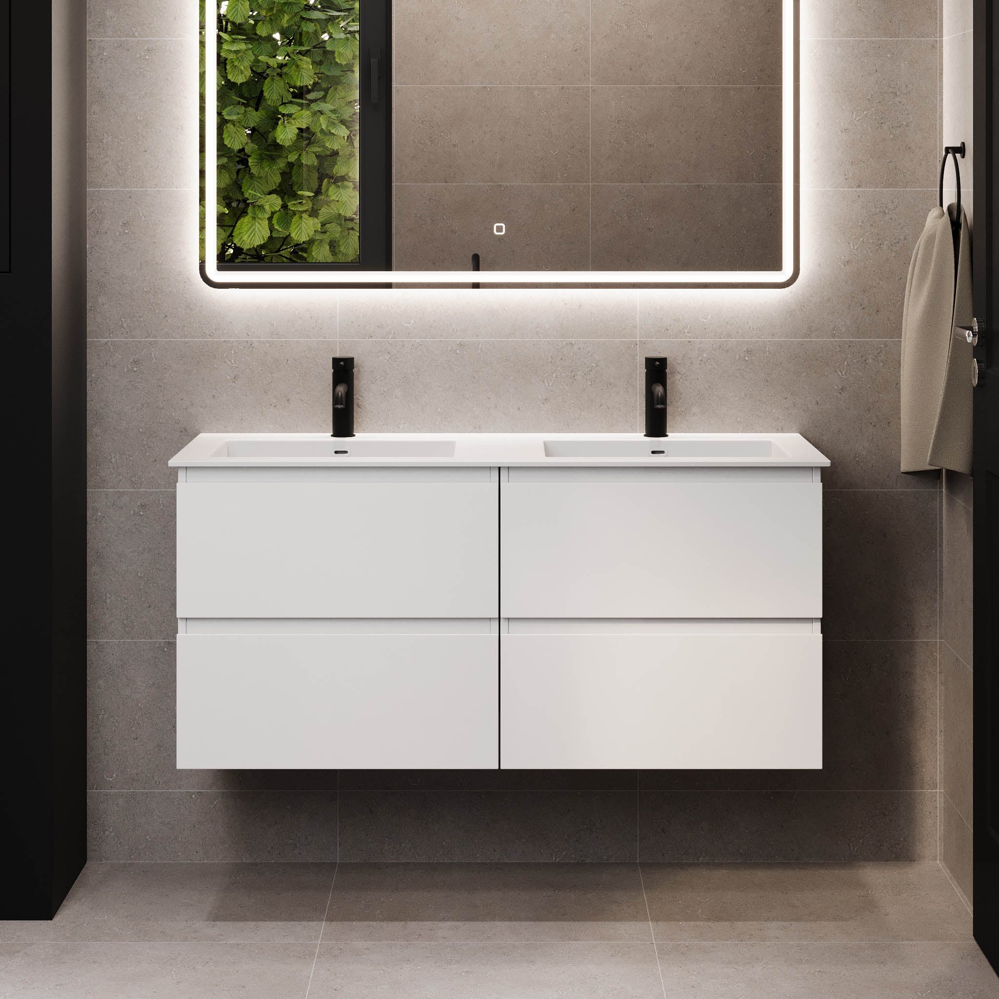 Sifjord, Furniture Set - Code, White Mat - 95 cm - MASTERSTORE - 8595677179972 - Furniture Set - Code - 73 - 095 - 53 - 01 - 40 - 8595677179972