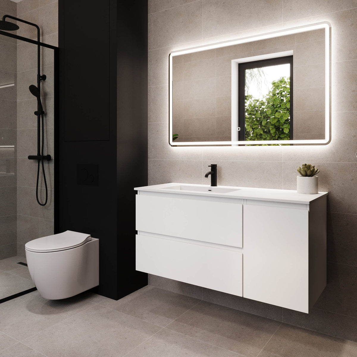 Sifjord, Furniture Set - Code, White Mat - 95 cm - MASTERSTORE - 8595677179972 - Furniture Set - Code - 73 - 095 - 53 - 01 - 40 - 8595677179972