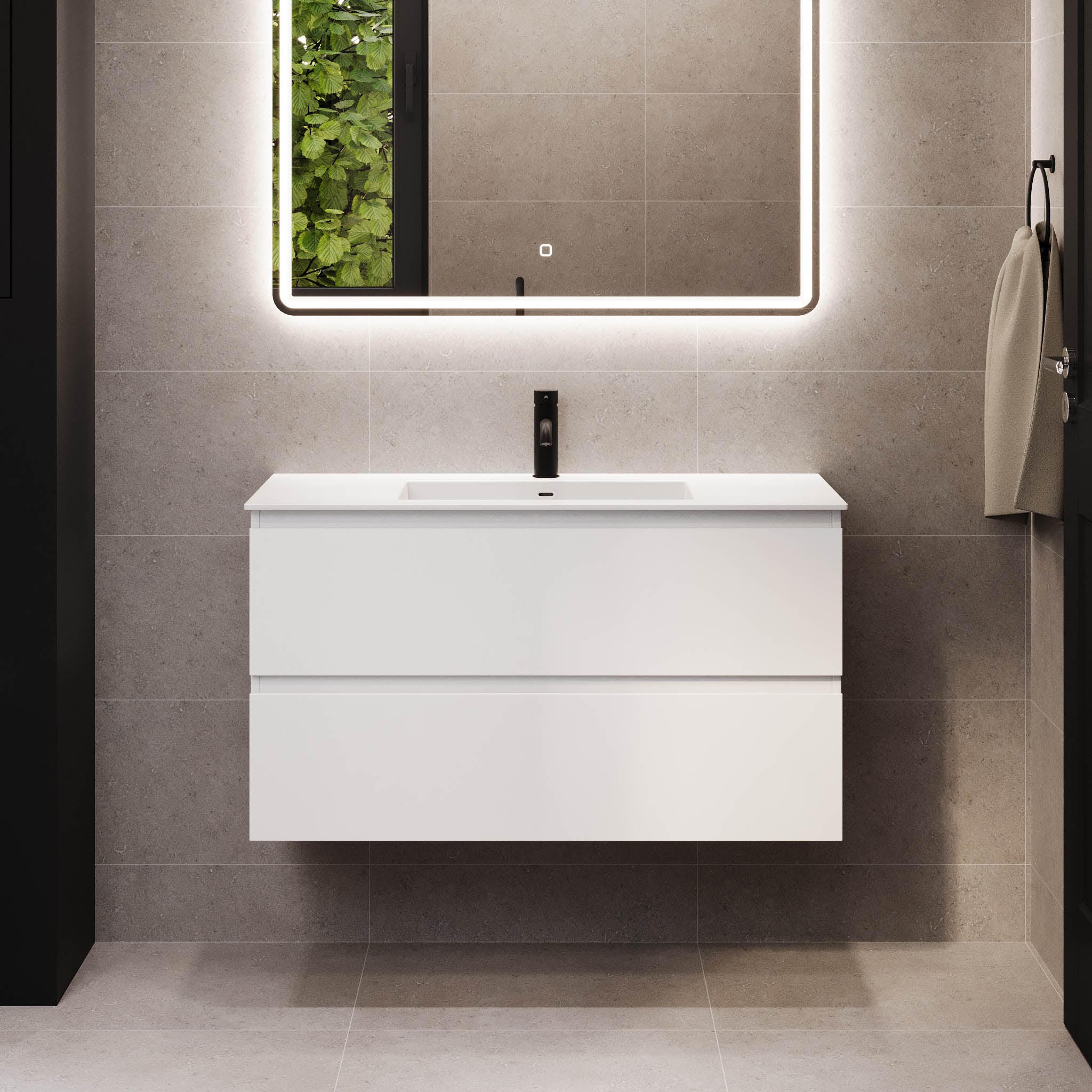 Sifjord, Furniture Set - Code, White Mat - 160 cm - MASTERSTORE - 8595677180268 - Furniture Set - Code - 73 - 160 - 52 - 01 - 42 - 8595677180268
