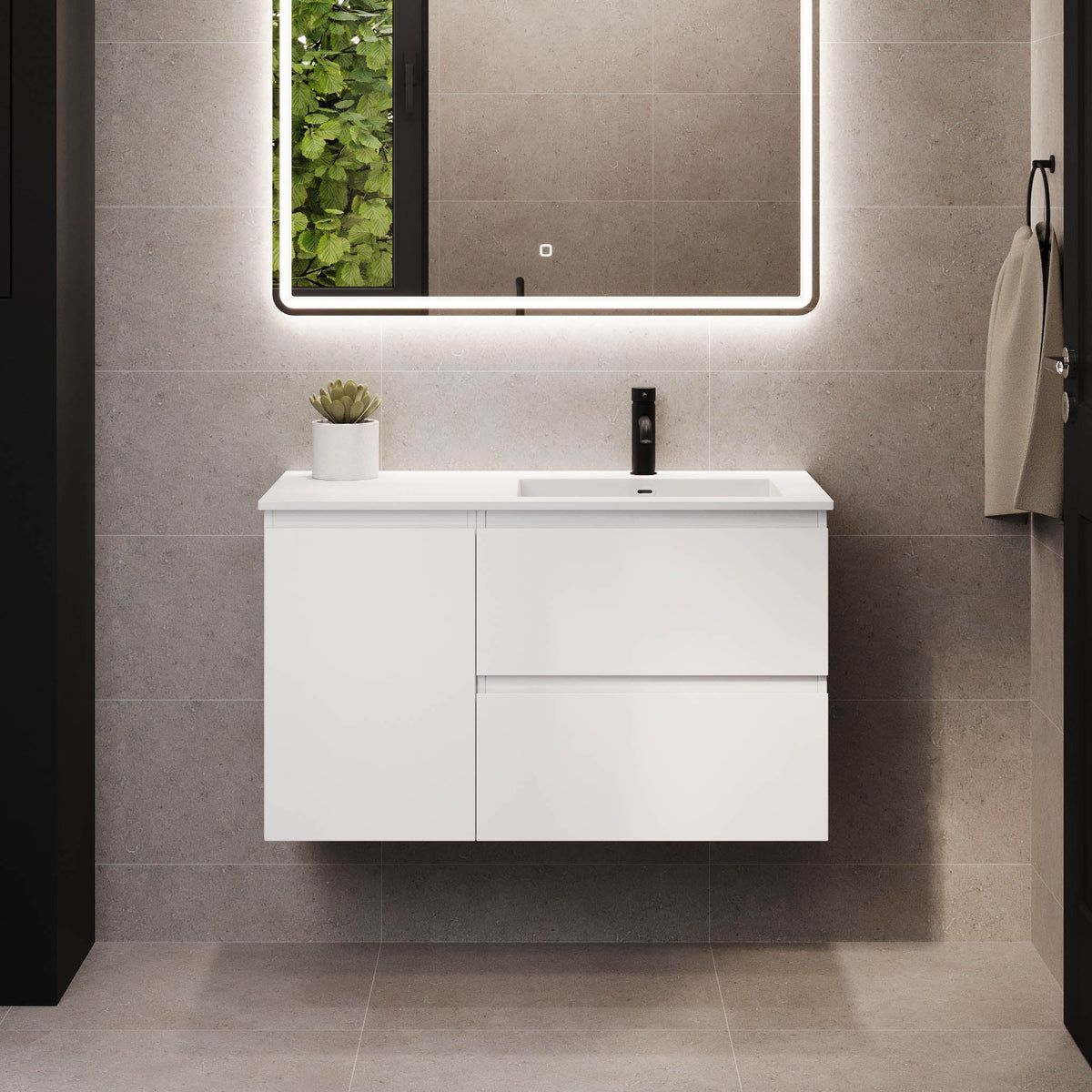Sifjord, Furniture Set - Code, White Mat - 200 cm - MASTERSTORE - 8595677180336 - Furniture Set - Code - 73 - 200 - 52 - 01 - 42 - 8595677180336