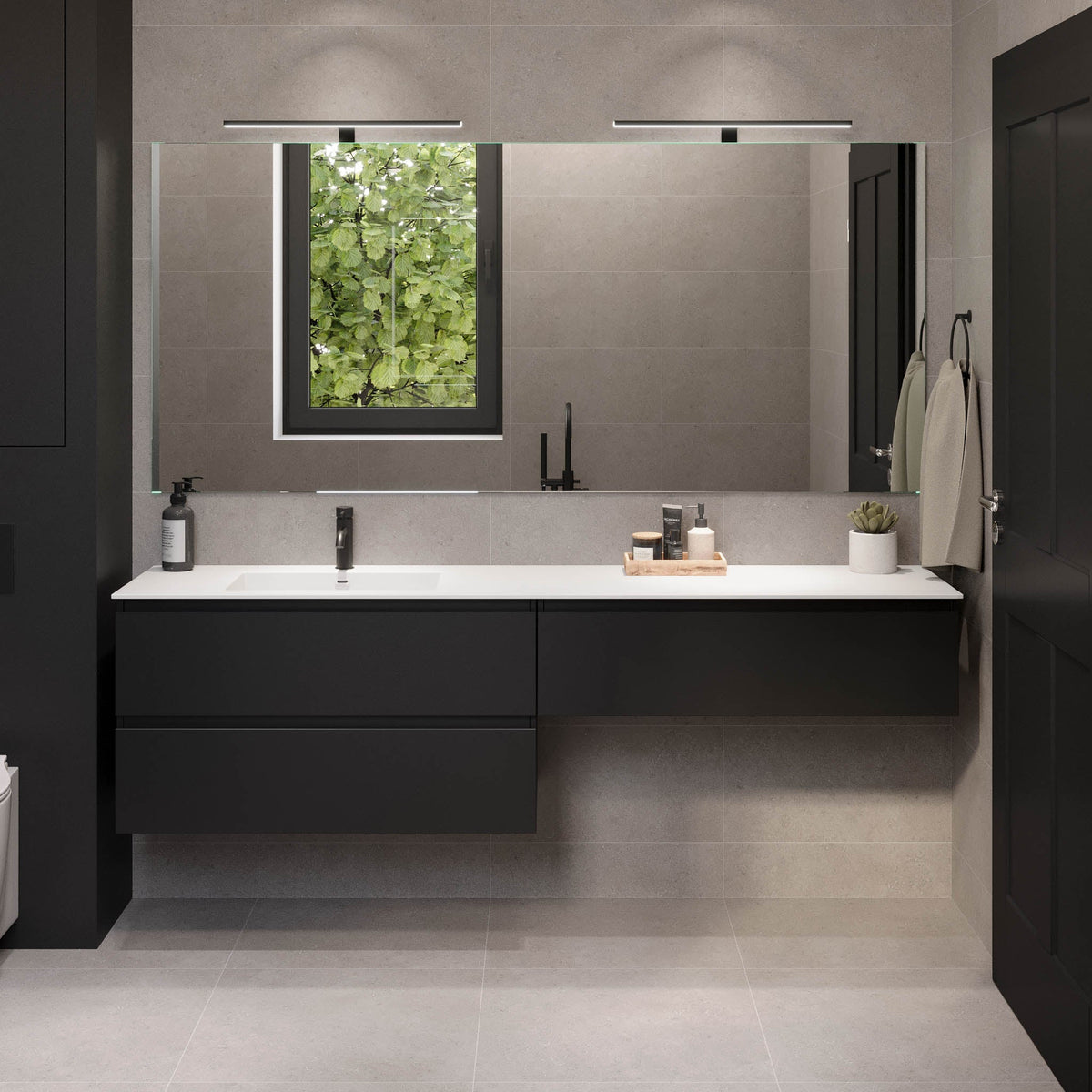 Sifjord, Furniture Set - Code, Black Mat - 200 cm - MASTERSTORE - 8595677180343 - Furniture Set - Code - 73 - 200 - 52 - 02 - 42 - 8595677180343