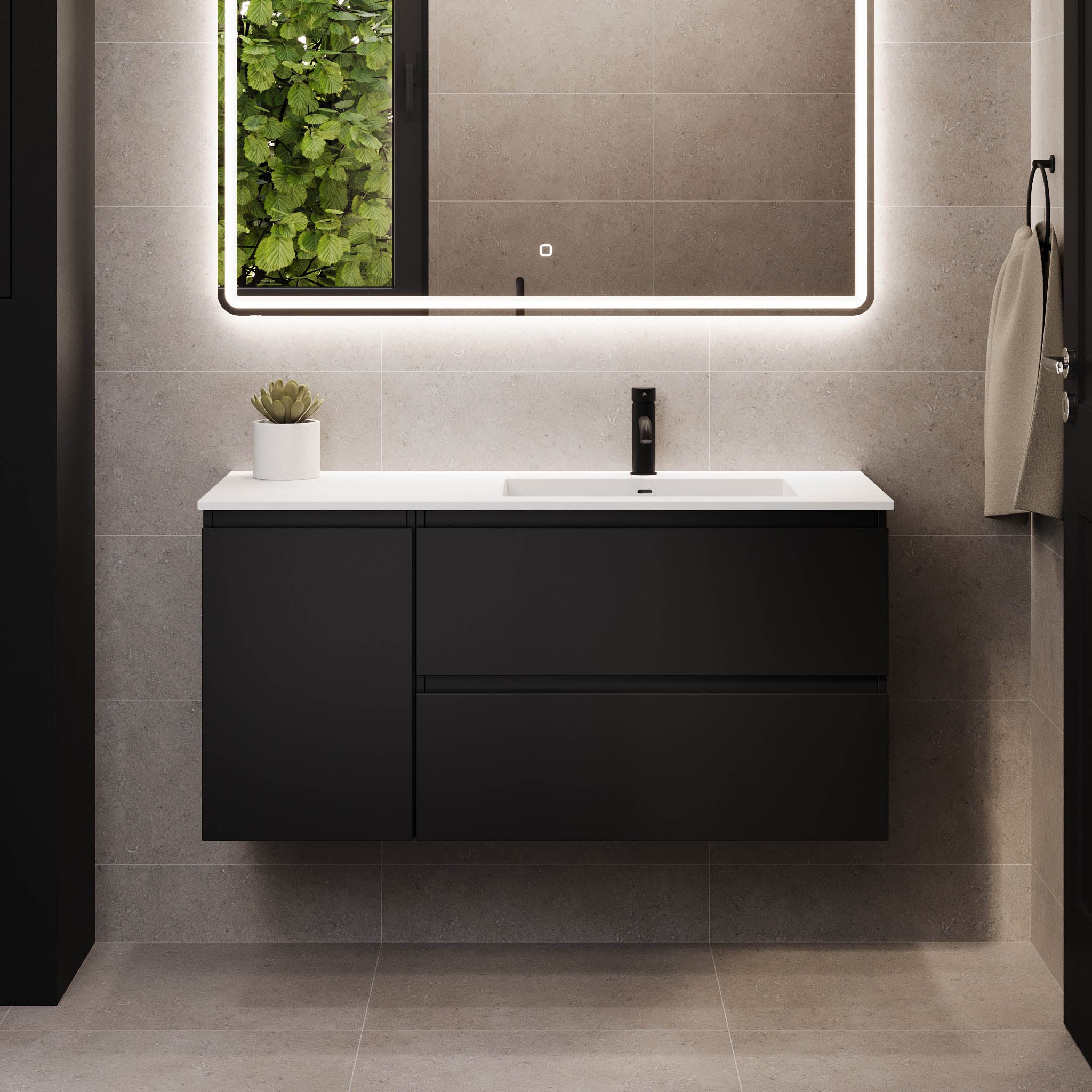 Sifjord, Furniture Set - Code, Black Mat - 200 cm - MASTERSTORE - 8595677180343 - Furniture Set - Code - 73 - 200 - 52 - 02 - 42 - 8595677180343