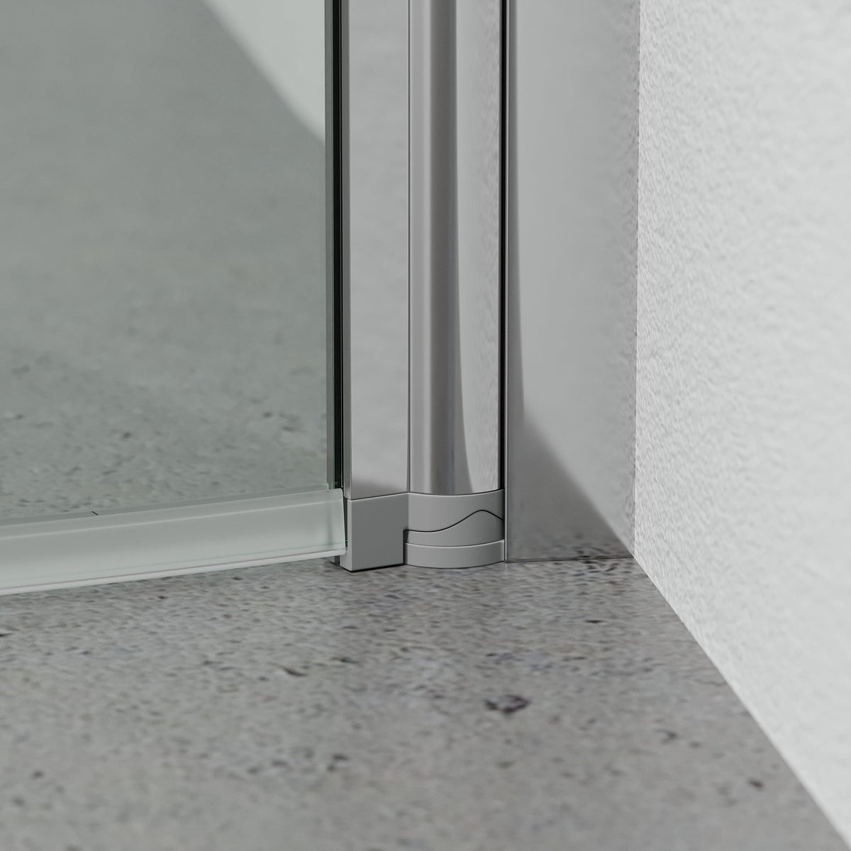 Tulsa, Shower Enclosure, Chrome - 90 cm - MASTERSTORE - 8595677180749 - Shower Enclosure - 42 - 090 - 10 - 60 - 02 - 8595677180749