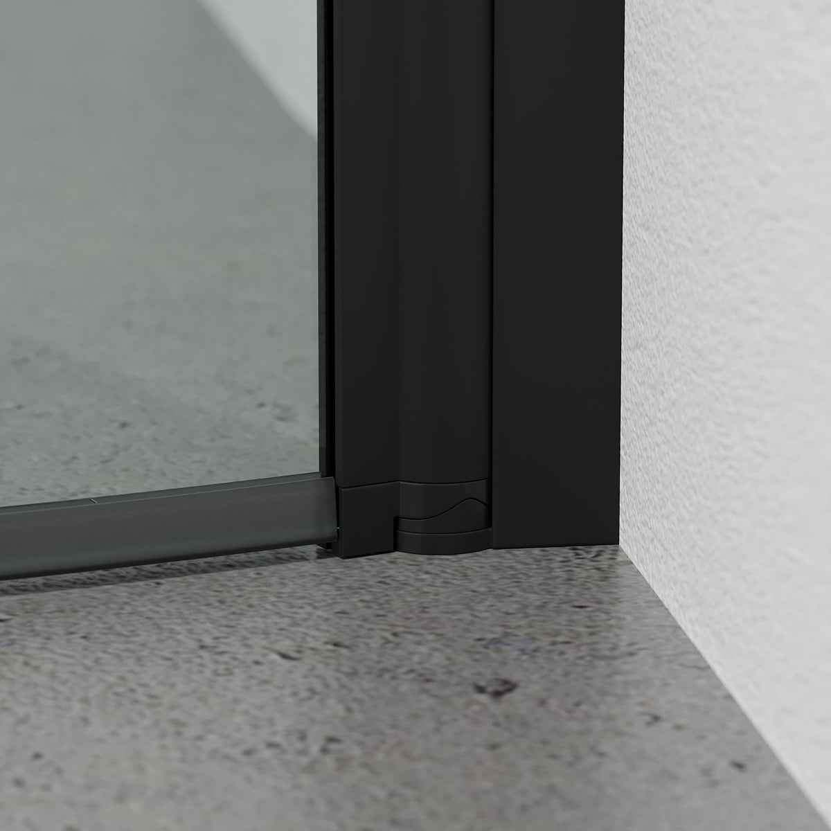 Tulsa, Shower Enclosure, Black Mat - 90 cm - MASTERSTORE - 8595677180756 - Shower Enclosure - 42 - 090 - 10 - 02 - 02 - 8595677180756