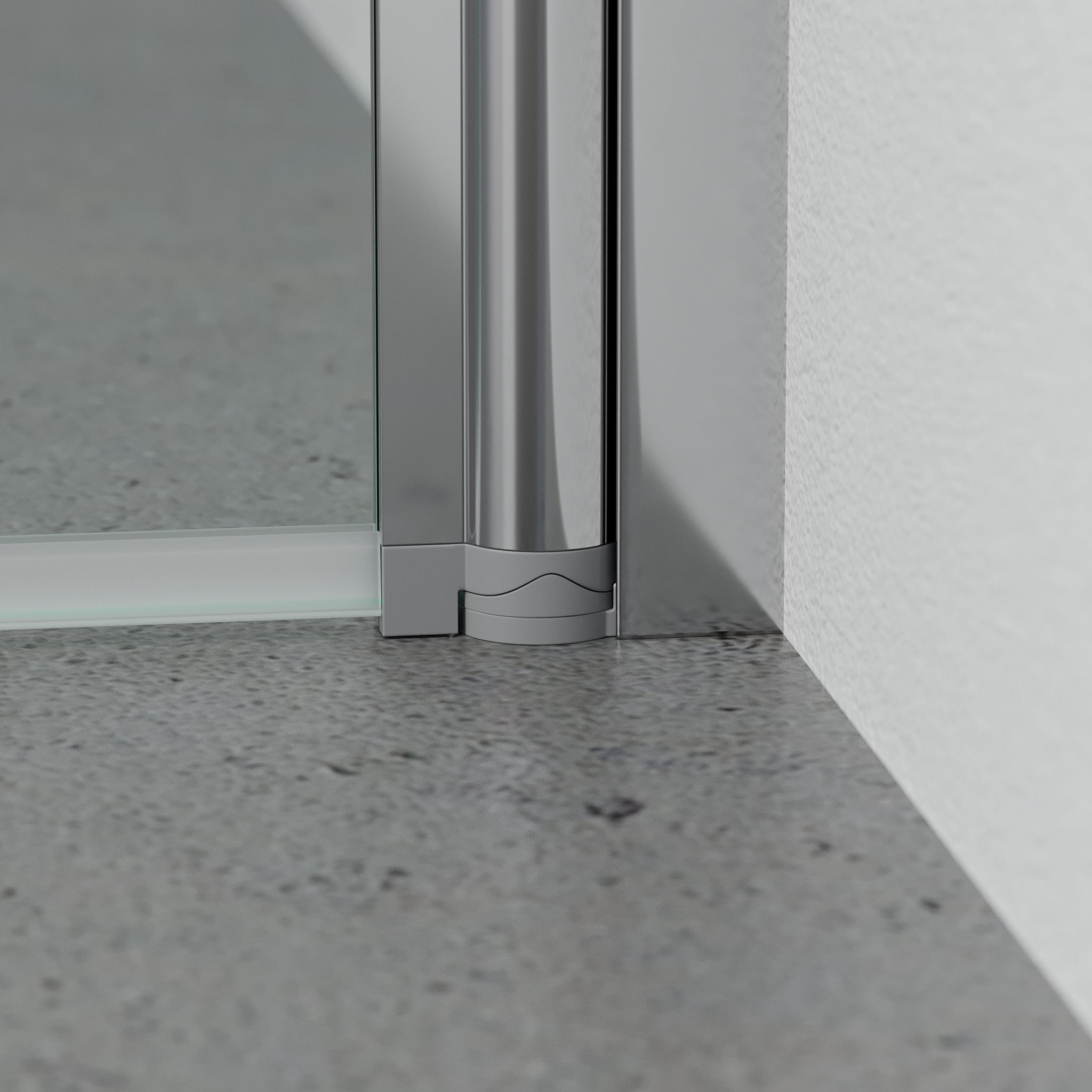 Tulsa, Shower Enclosure, Chrome - 90 cm - MASTERSTORE - 8595677180763 - Shower Enclosure - 42 - 090 - 11 - 60 - 02 - 8595677180763