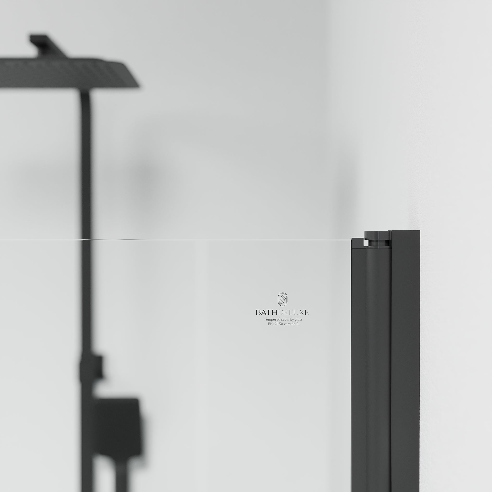 Tulsa, Shower Enclosure, Black Mat - 90 cm - MASTERSTORE - 8595677180770 - Shower Enclosure - 42 - 090 - 11 - 02 - 02 - 8595677180770