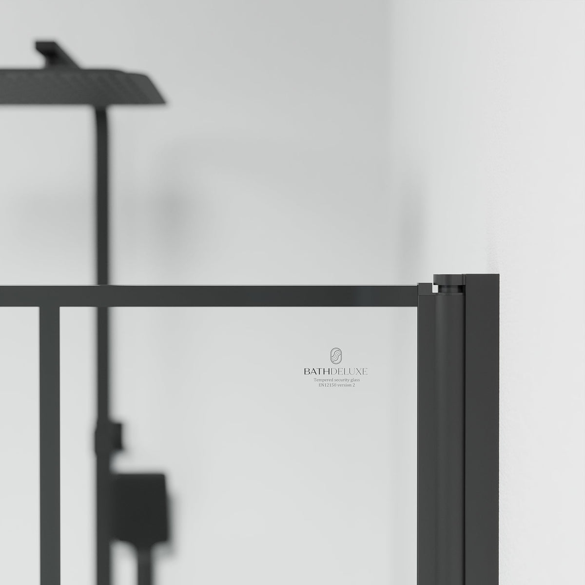 Tulsa, Shower Enclosure, Black Mat - 90 cm - MASTERSTORE - 8595677180787 - Shower Enclosure - 42 - 090 - 12 - 02 - 02 - 8595677180787