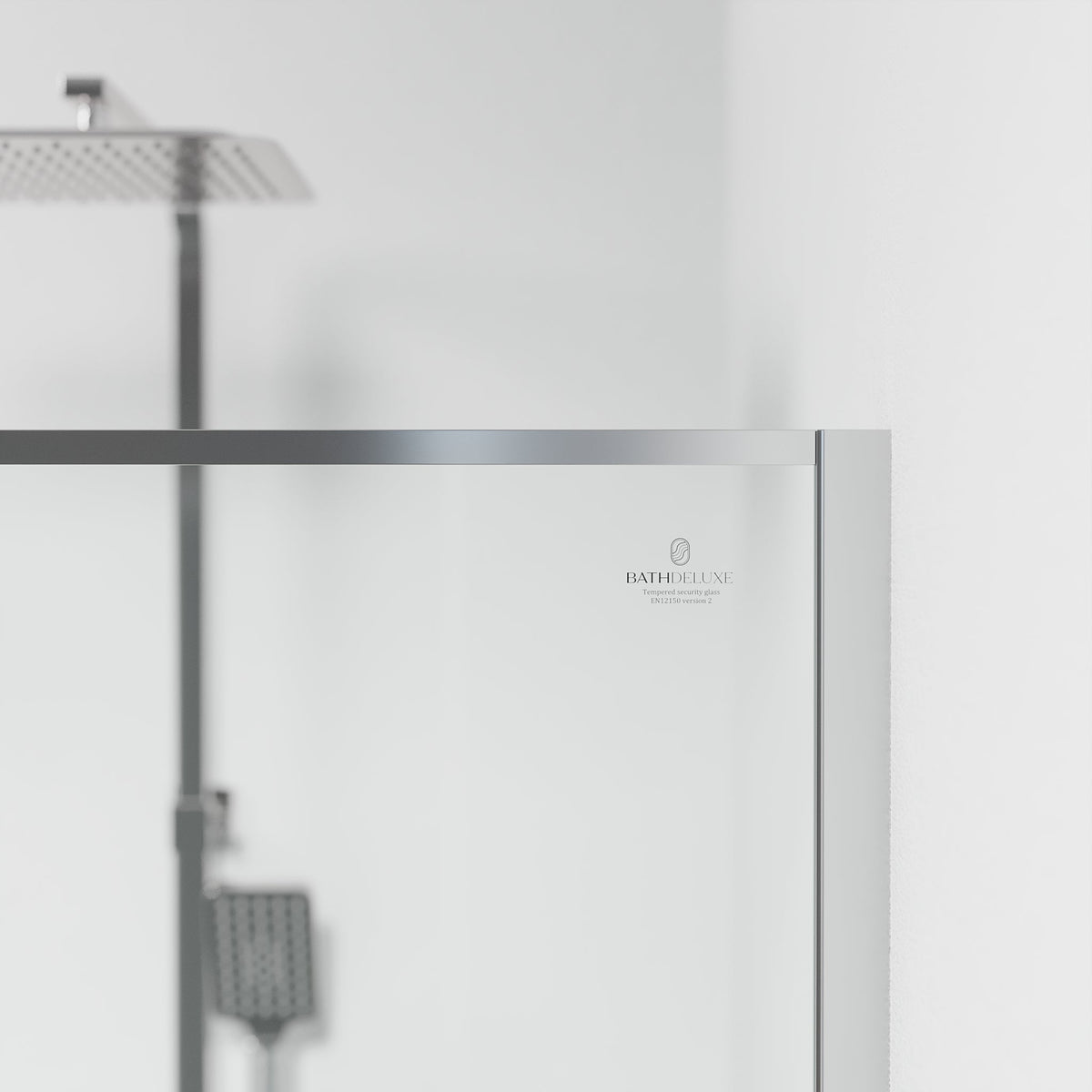 Tulsa, Shower Wall, Chrome - 90 cm - MASTERSTORE - 8595677180794 - Shower Wall - 42 - 090 - 13 - 60 - 02 - 8595677180794