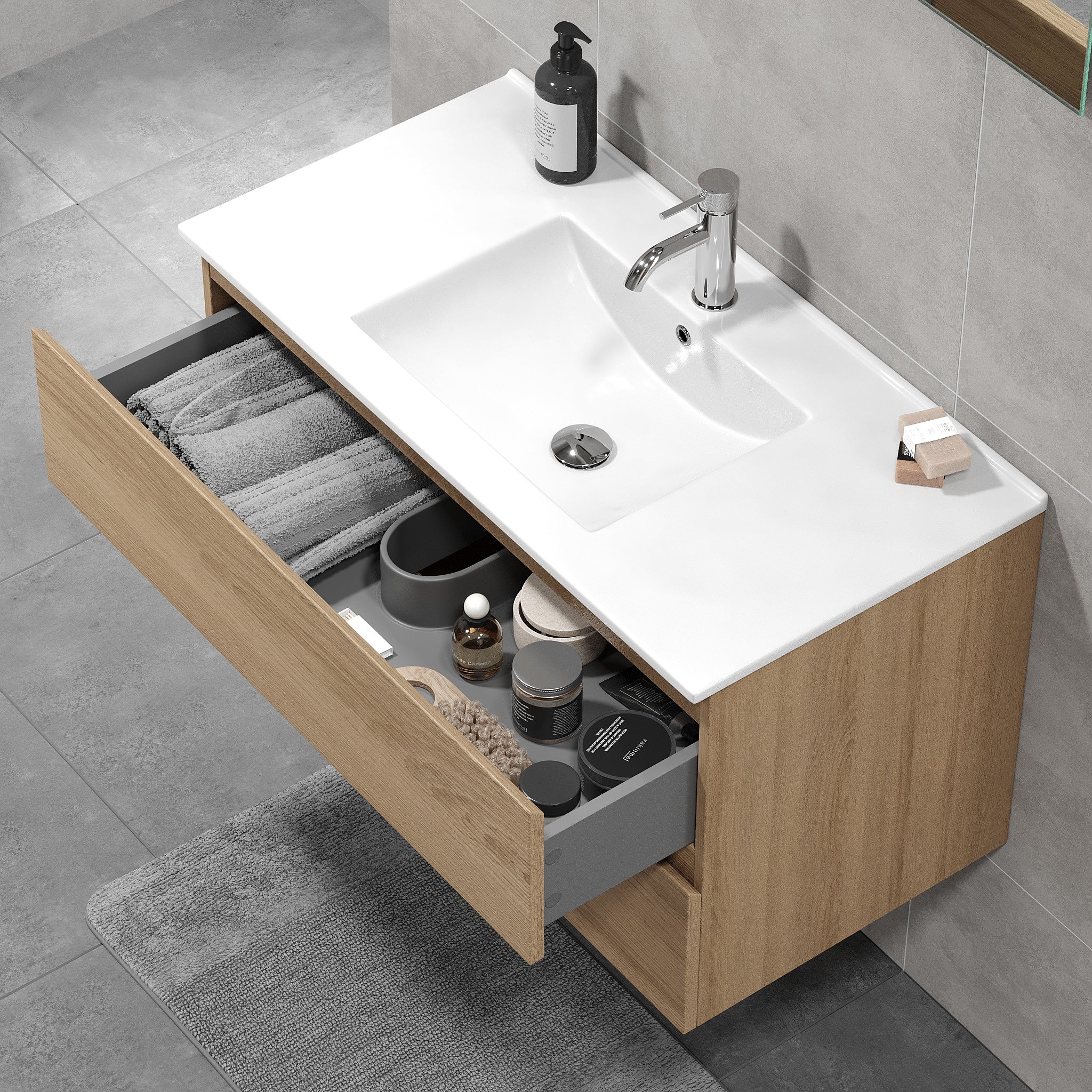 Kenwood, Furniture Set - Code, Oak - 61 cm - MASTERSTORE - 8595677181043 - Furniture Set - Code - 80 - 060 - 04 - 86 - 01 - 8595677181043