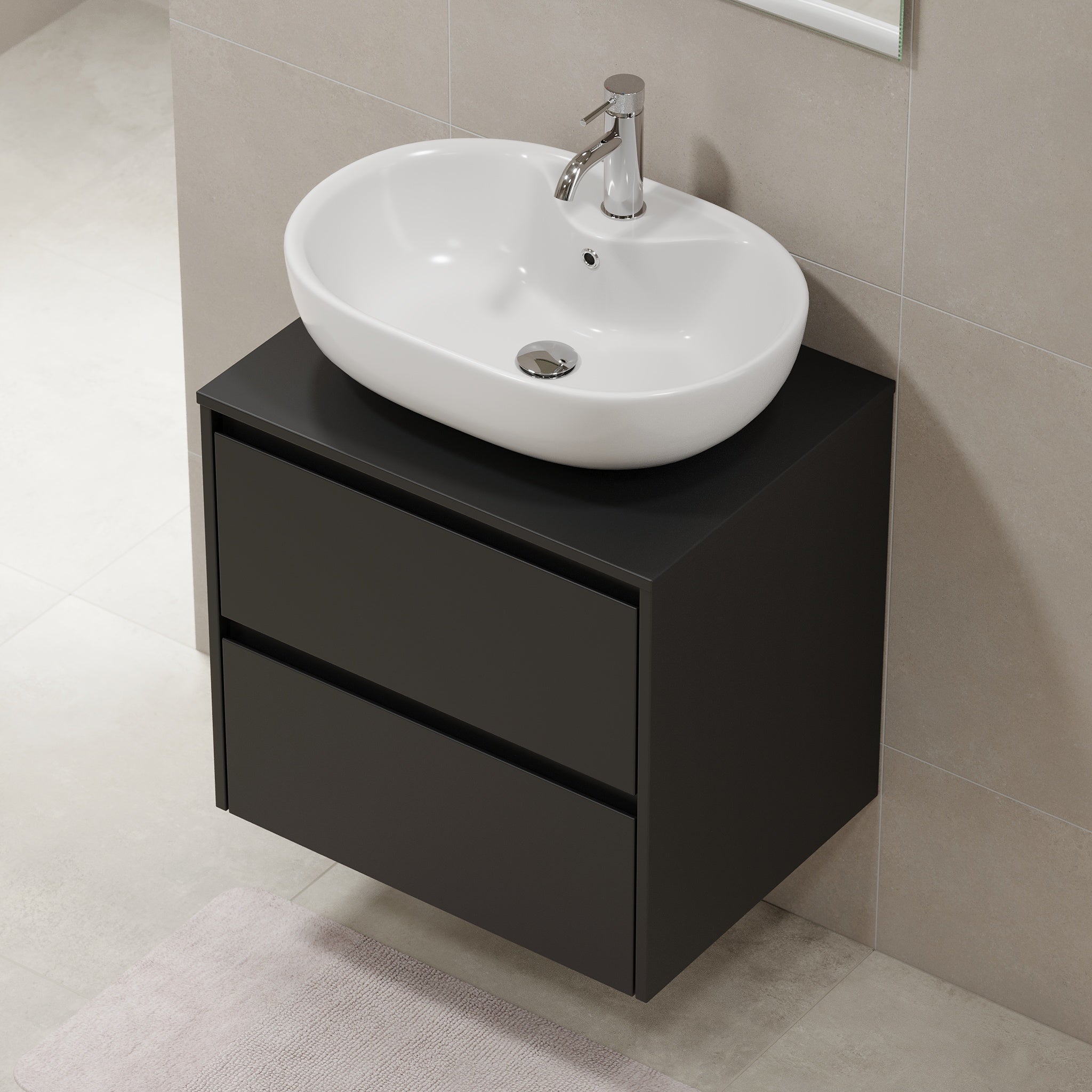 Svalbard, Furniture Set - Code, Black Mat - 60 cm - MASTERSTORE - 8595677183580 - Furniture Set - Code - 83 - 060 - 10 - 02 - 40 - 8595677183580