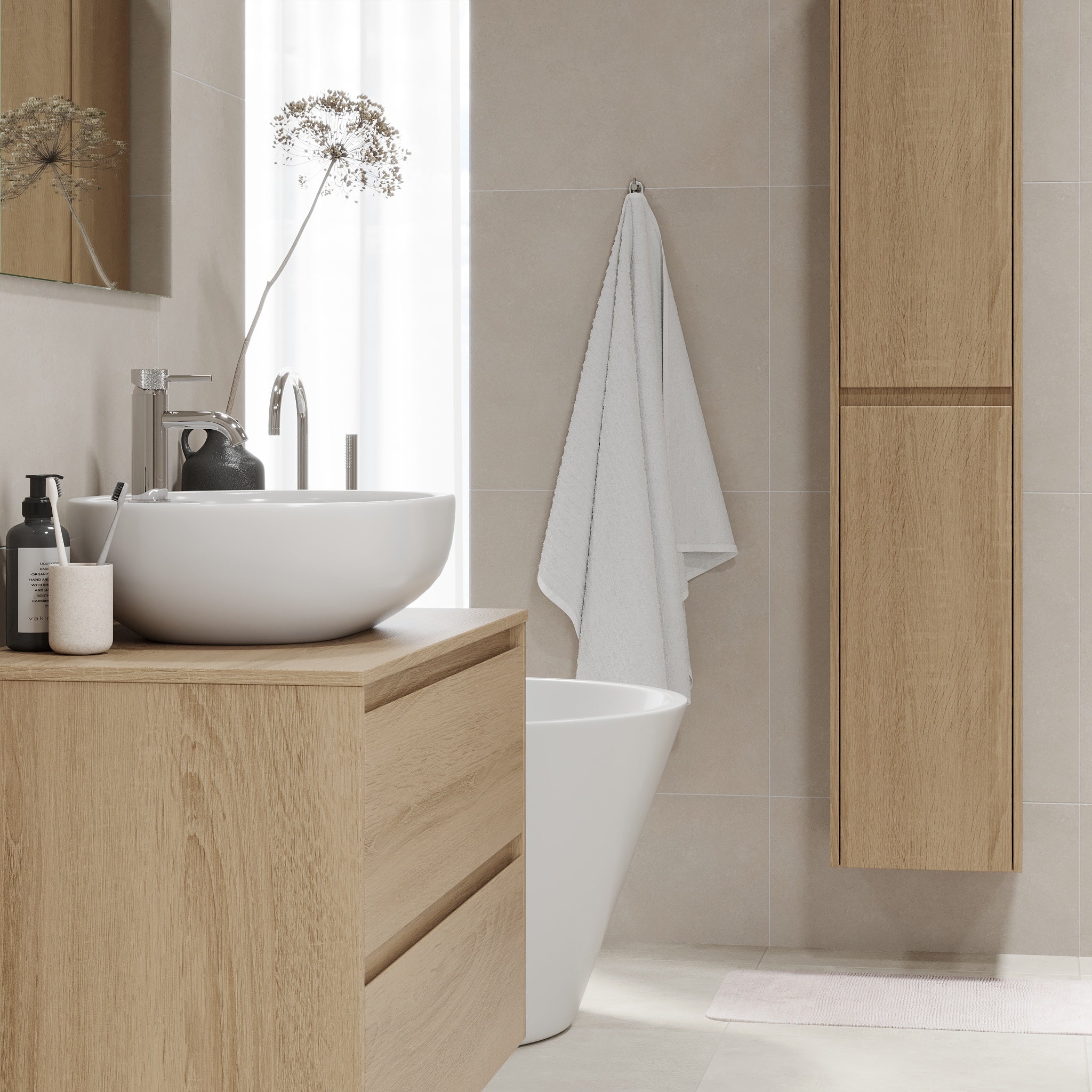 Svalbard, Furniture Set - Code, Oak - 90 cm - MASTERSTORE - 8595677183610 - Furniture Set - Code - 83 - 090 - 10 - 86 - 40 - 8595677183610